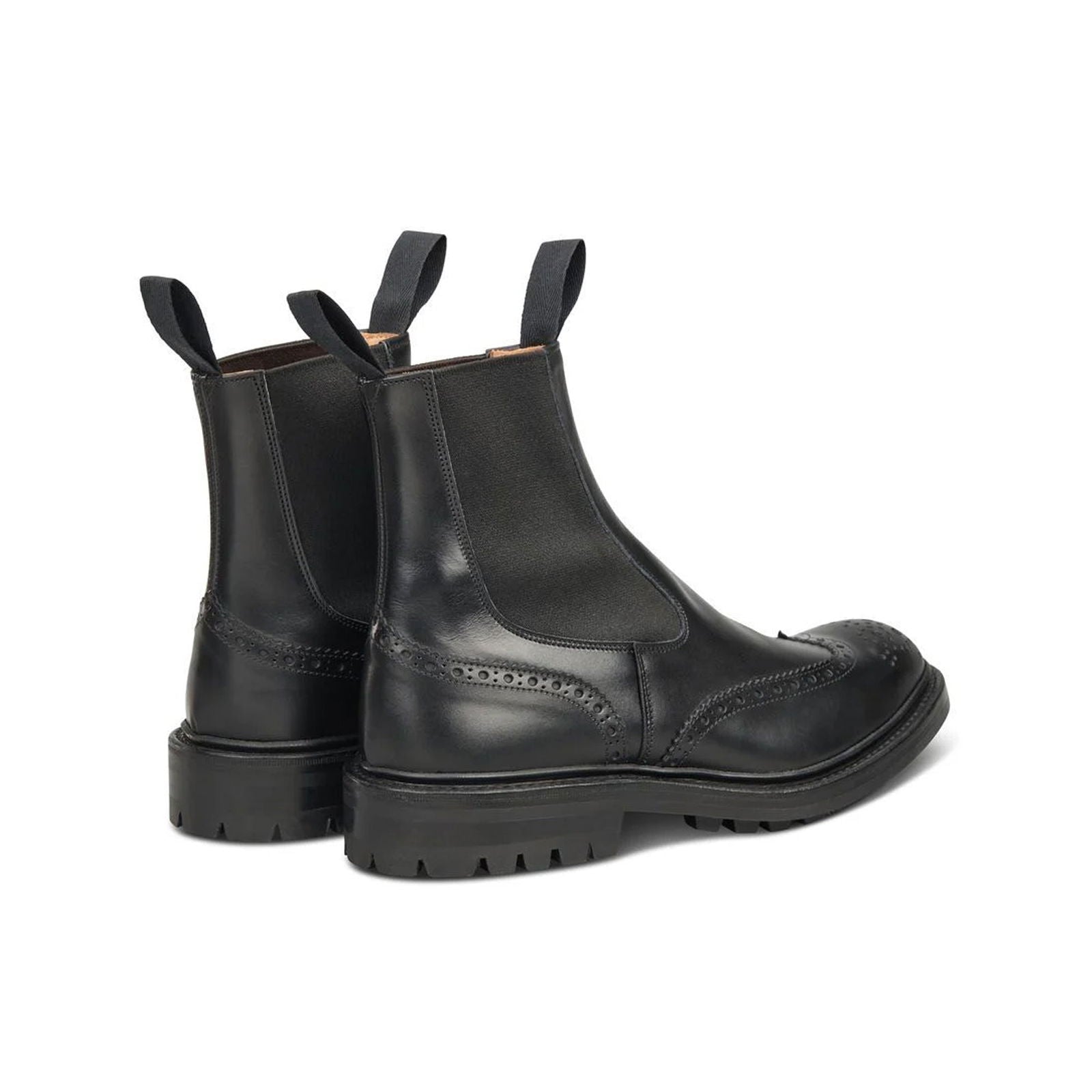 Henry Dealer Boot Black Calf - Milanese Leather