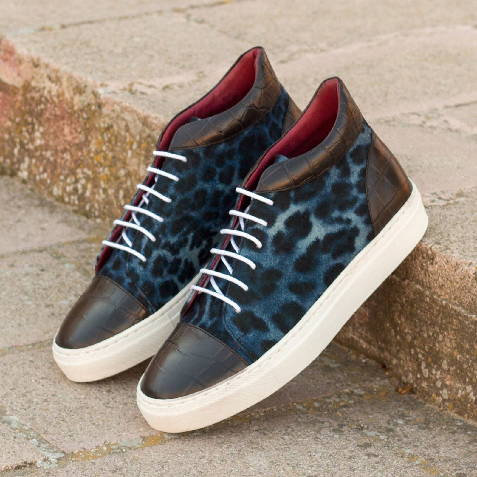 High-Top Sneakers BUDD - Milanese Leather