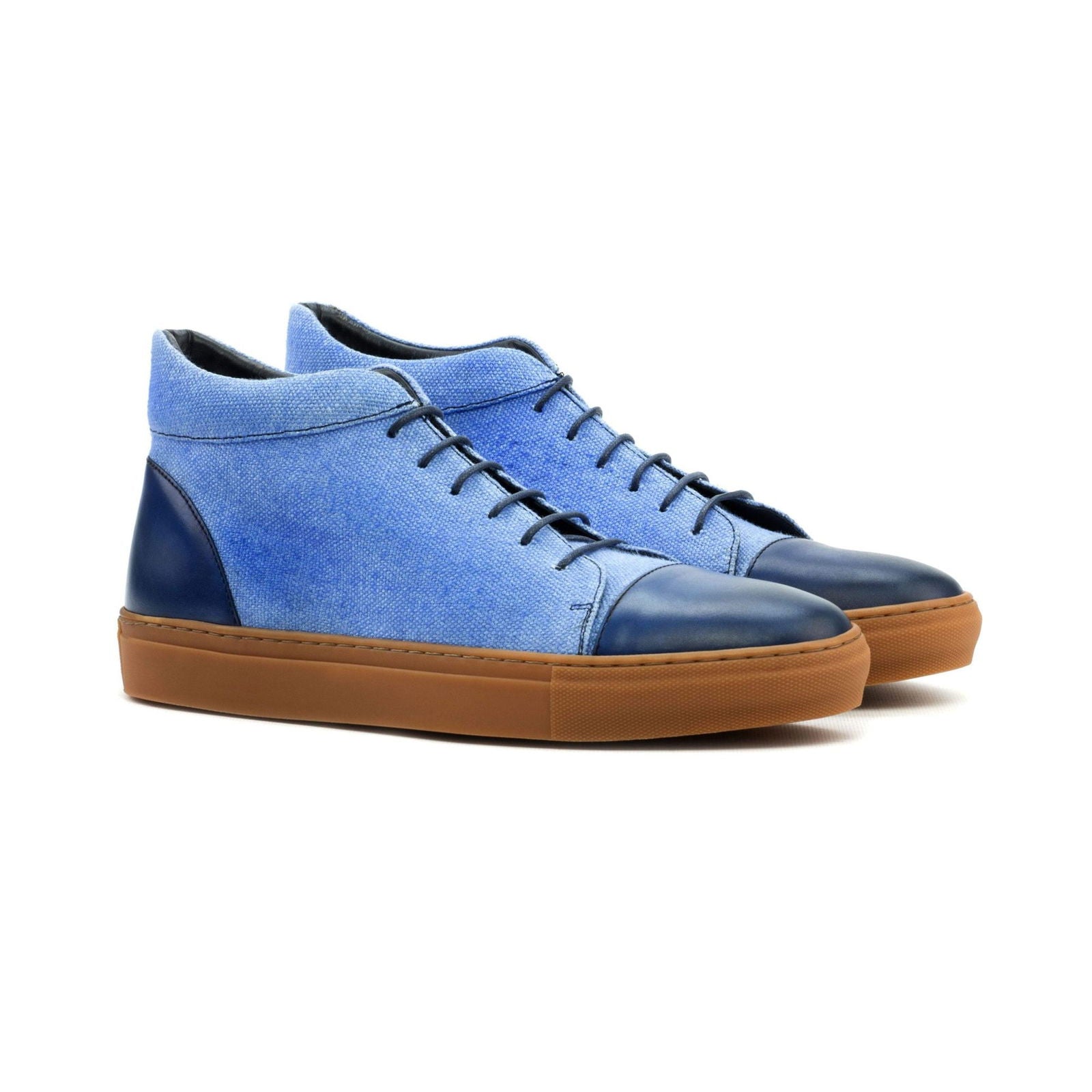 High-Top Sneakers MALONE - Milanese Leather