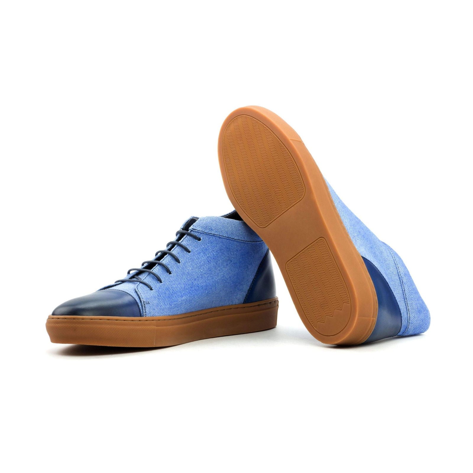 High-Top Sneakers MALONE - Milanese Leather