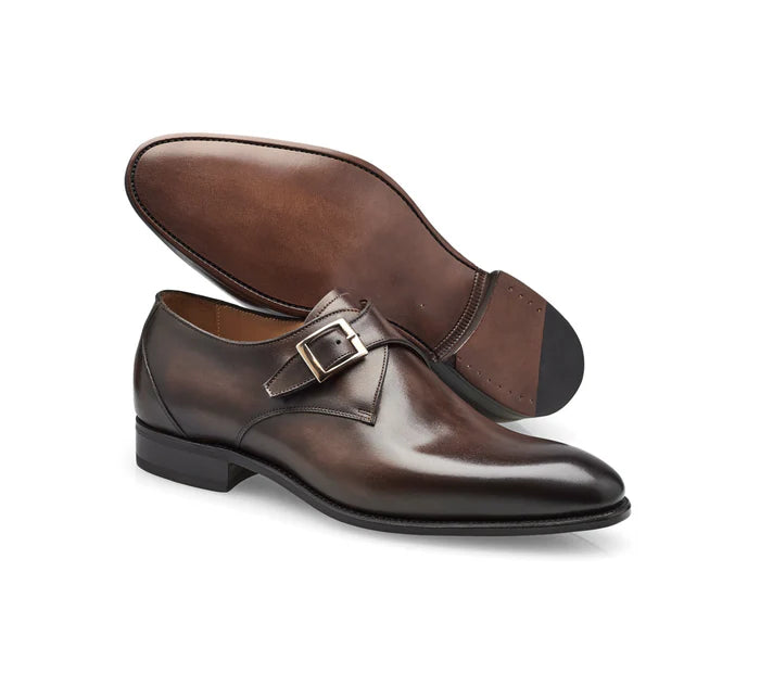 Hillary Turner MonkStrap Shoes - Milanese Leather