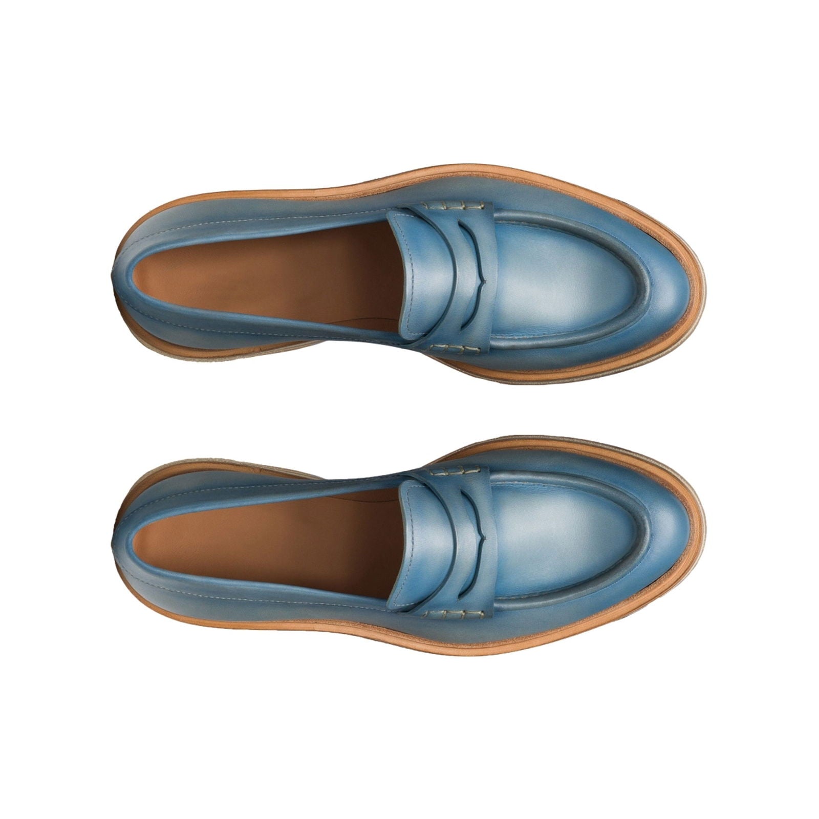 Iris Bluebell - Milanese Leather