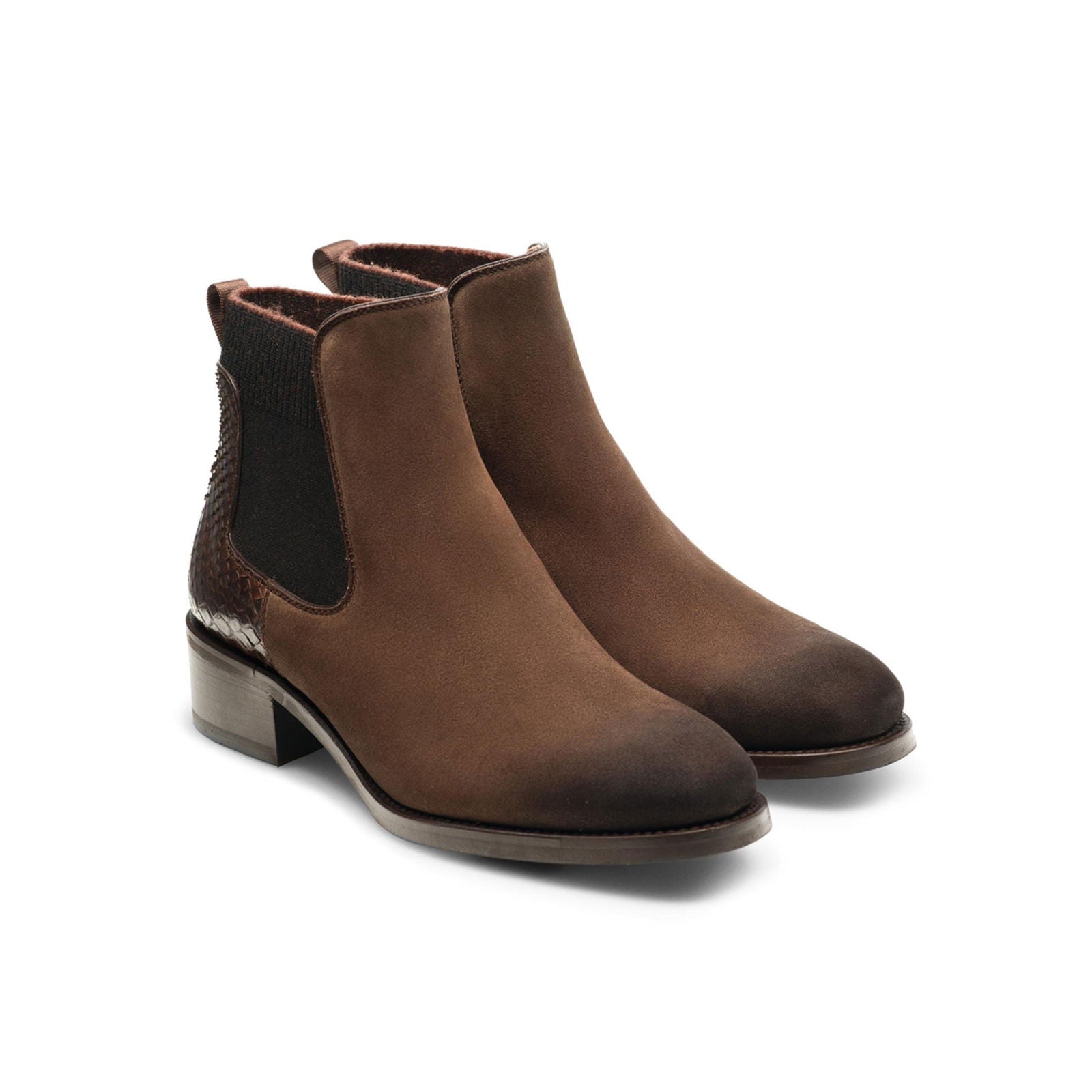 Jayde Brown Suede - Milanese Leather