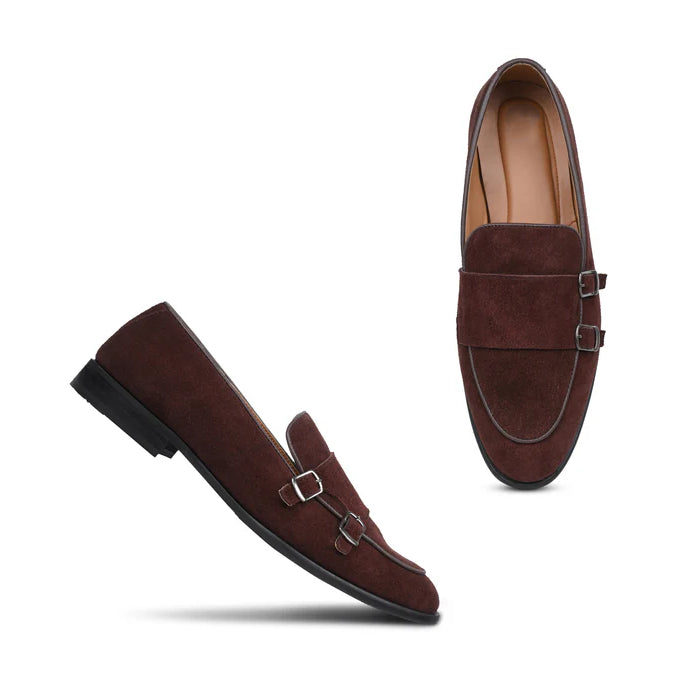 Jermaine Hubbard MonkStrap Shoes - Milanese Leather