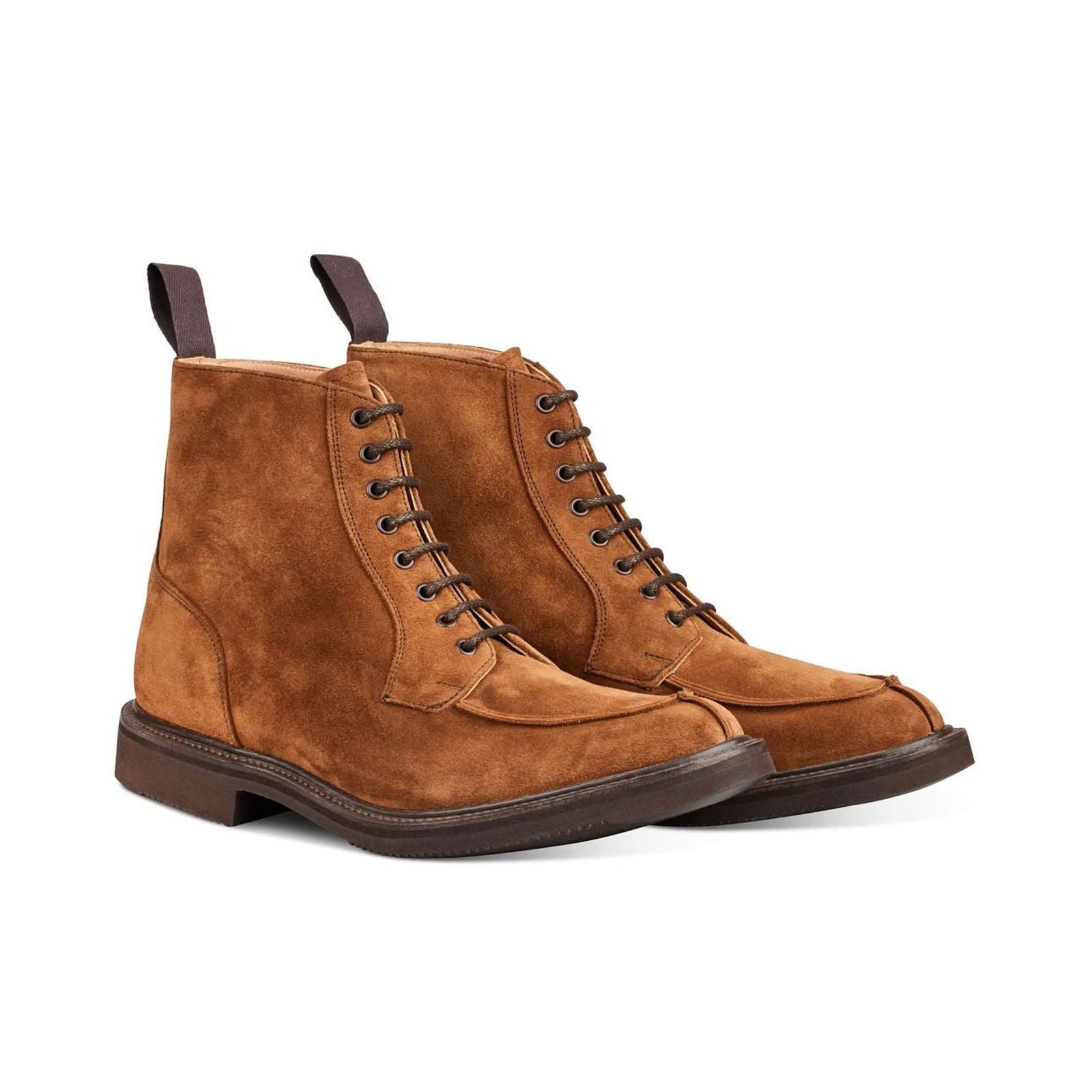 Lawrence Apron Front Derby Boot Cubana Suede - Milanese Leather