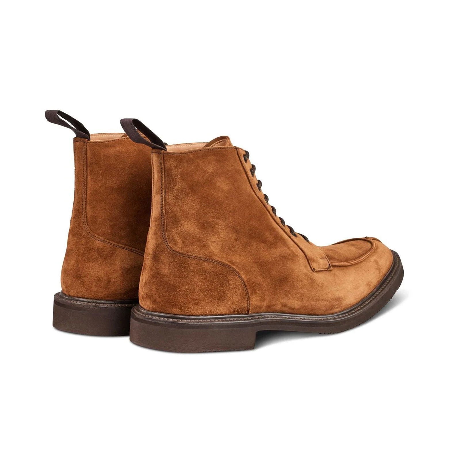 Lawrence Apron Front Derby Boot Cubana Suede - Milanese Leather