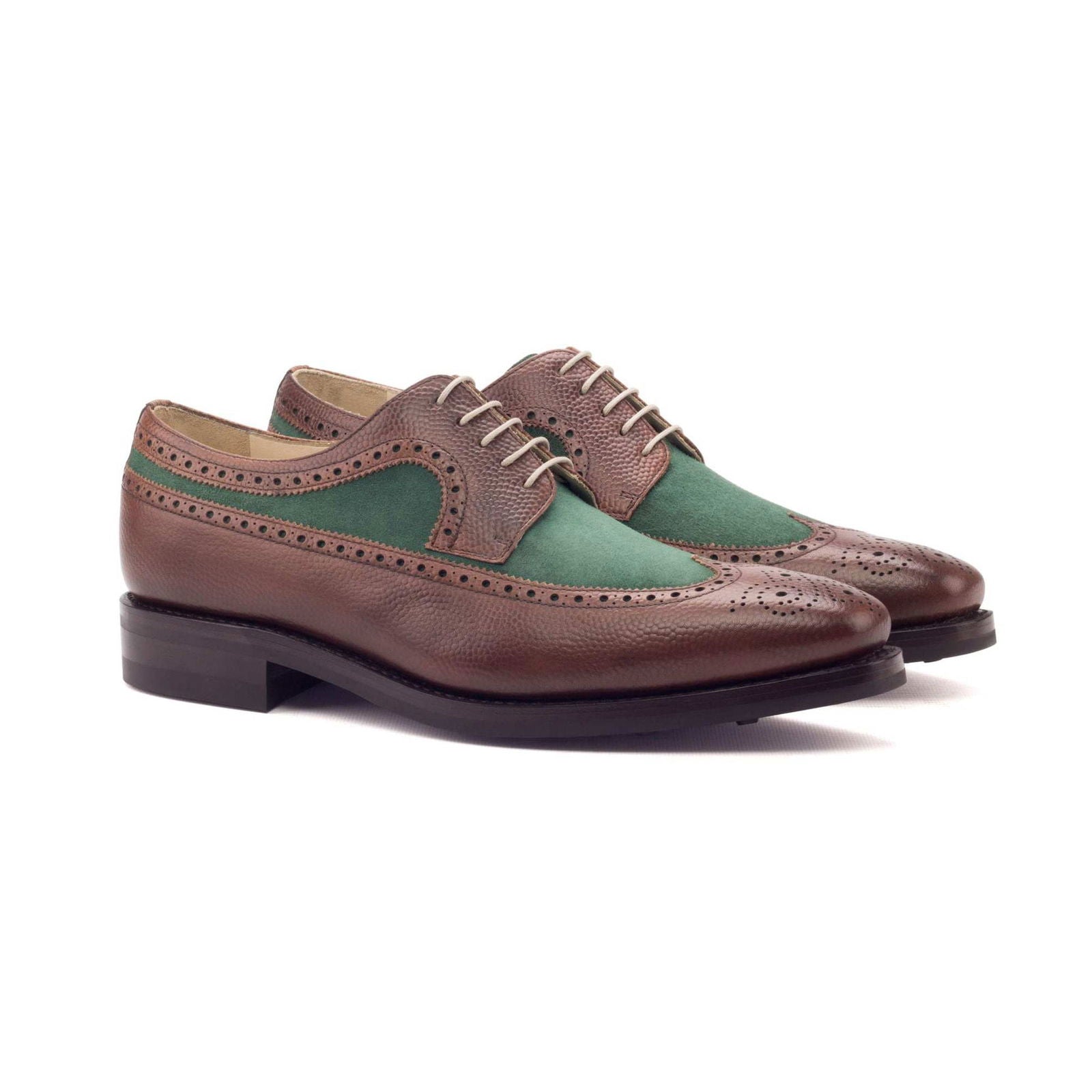 Longwing Blucher Shoes ABBRUZZI - Milanese Leather