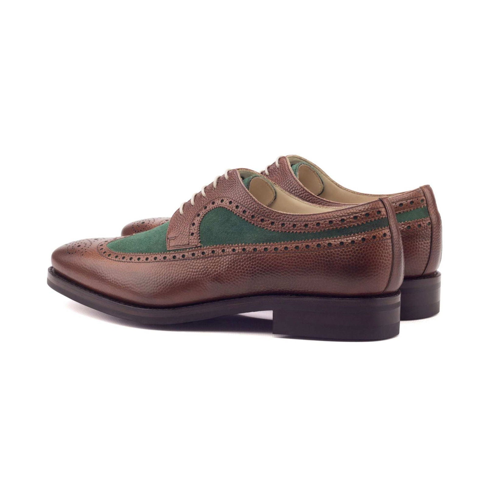 Longwing Blucher Shoes ABBRUZZI - Milanese Leather