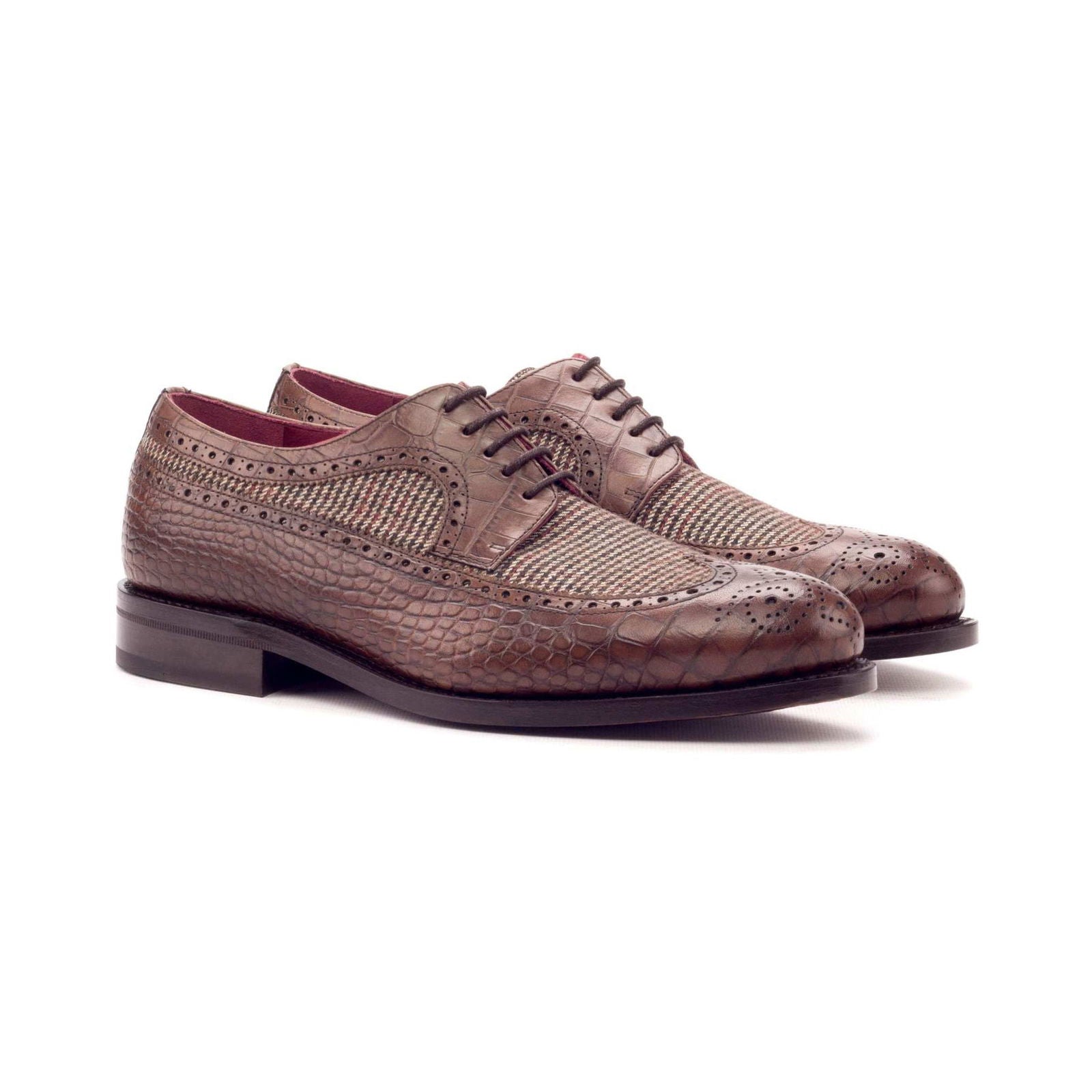 Longwing Blucher Shoes AFONSA - Milanese Leather