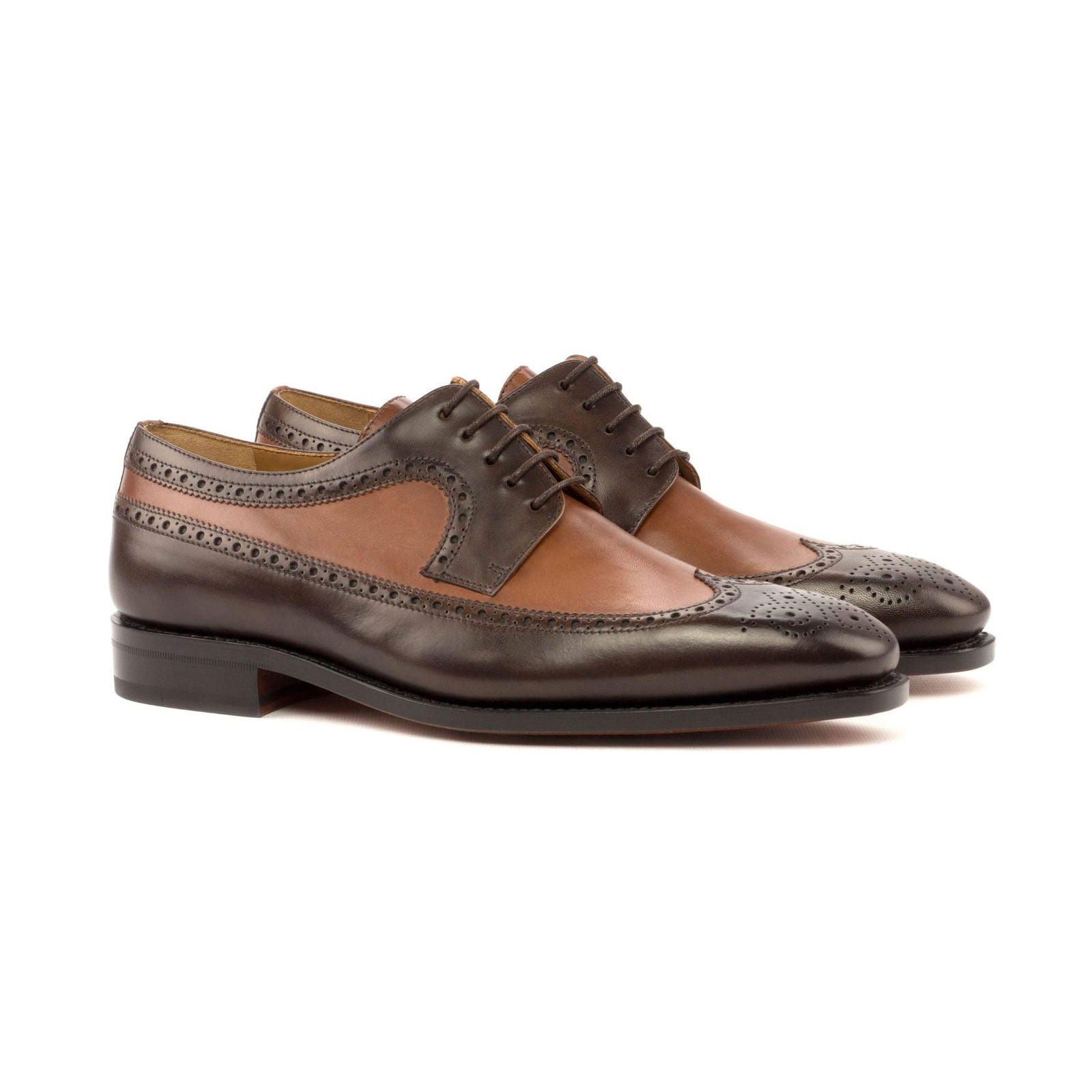 Longwing Blucher Shoes CARLITO - Milanese Leather