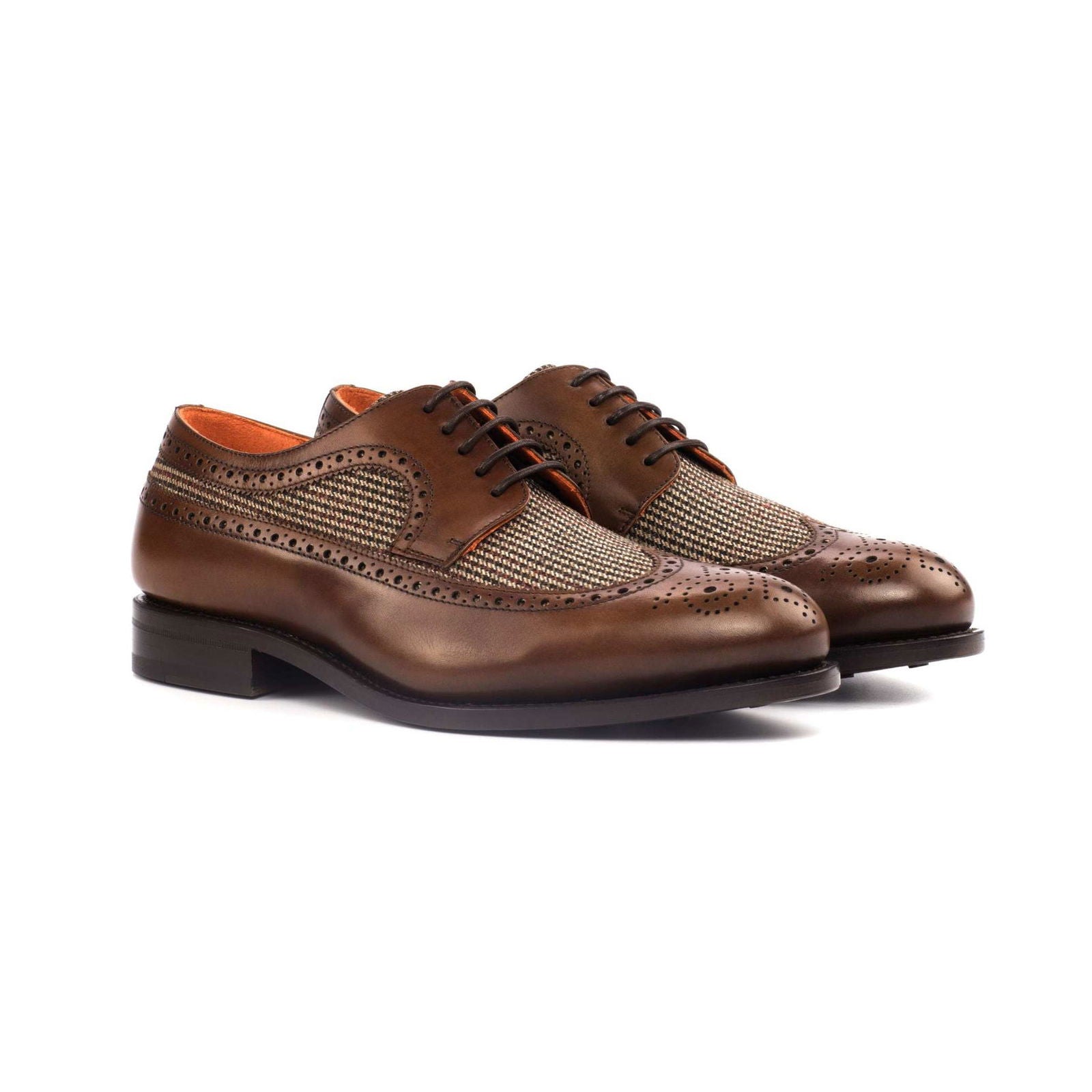 Longwing Blucher Shoes GUIDO - Milanese Leather