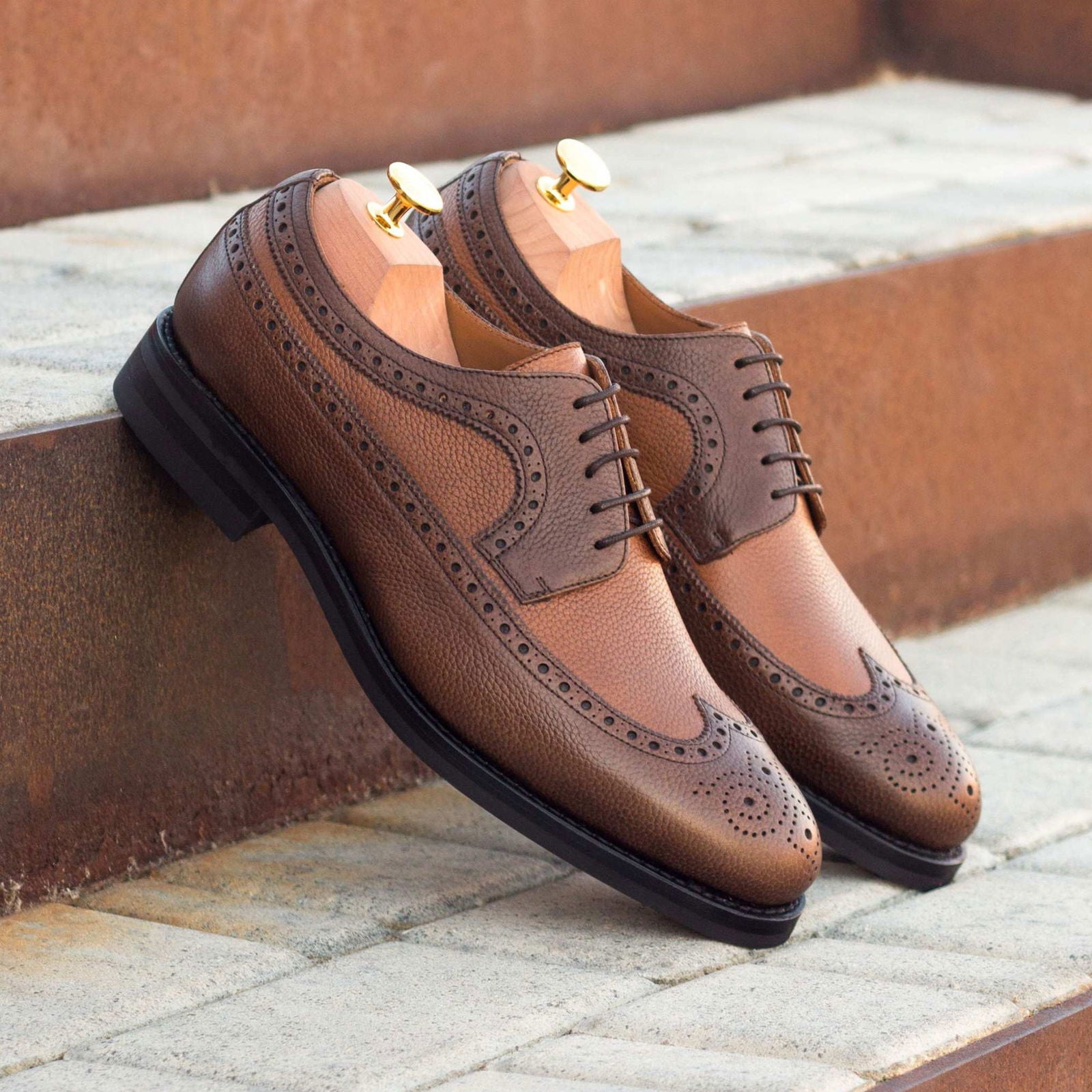 Longwing Blucher Shoes NACHO - Milanese Leather