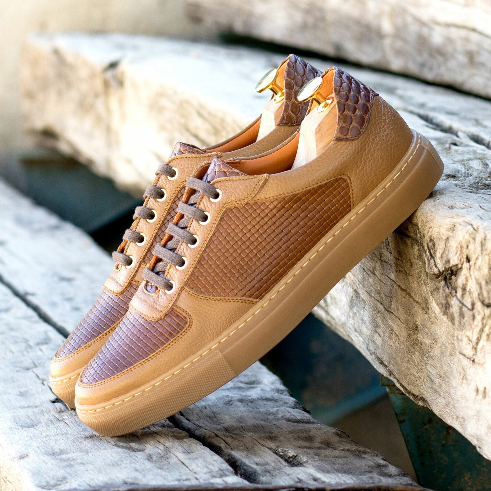 Low-Top Sneakers HARCOURT - Milanese Leather