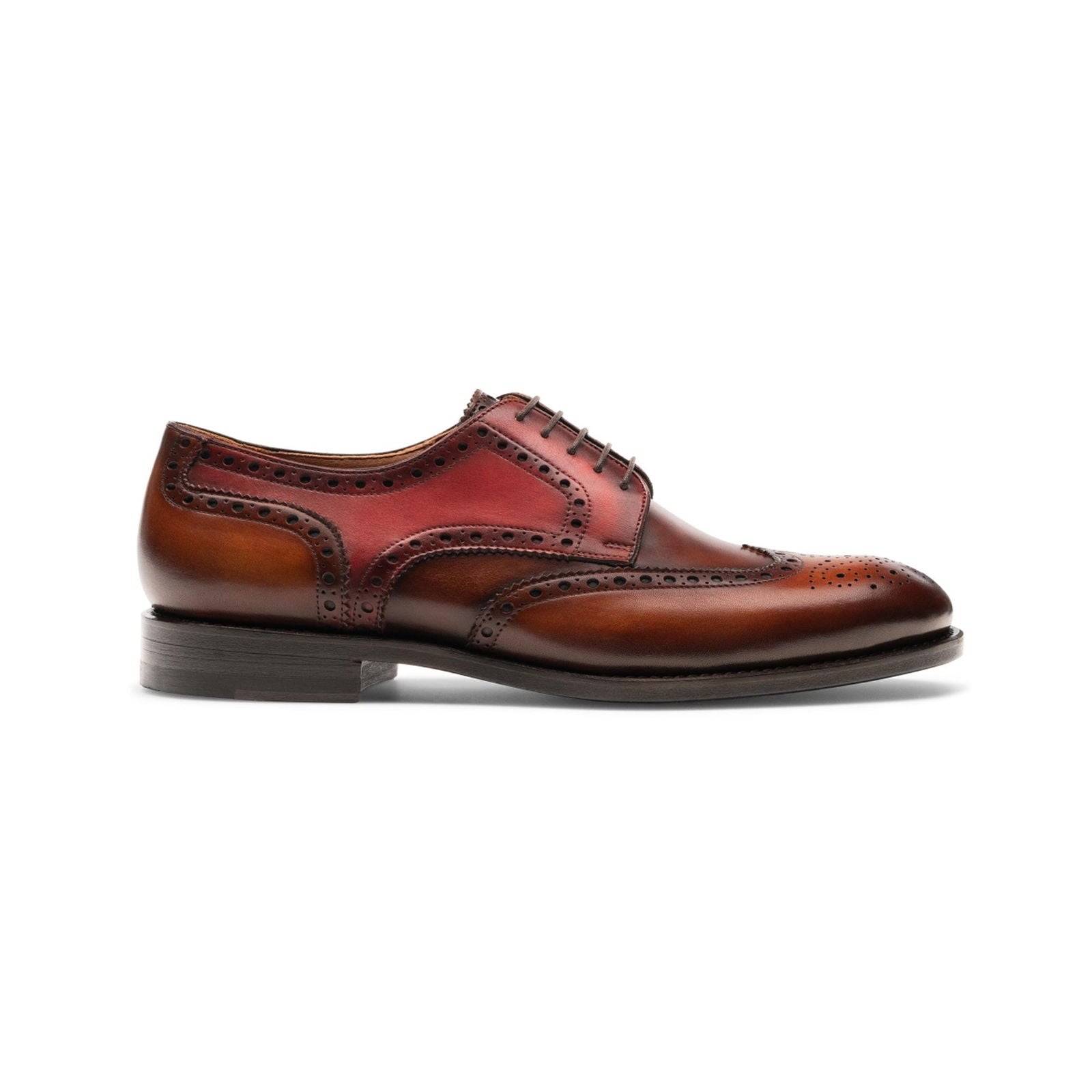 Mariana Cognac Midbrown Red - Milanese Leather