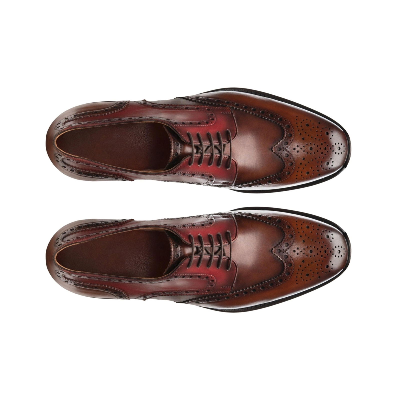 Mariana Cognac Midbrown Red - Milanese Leather