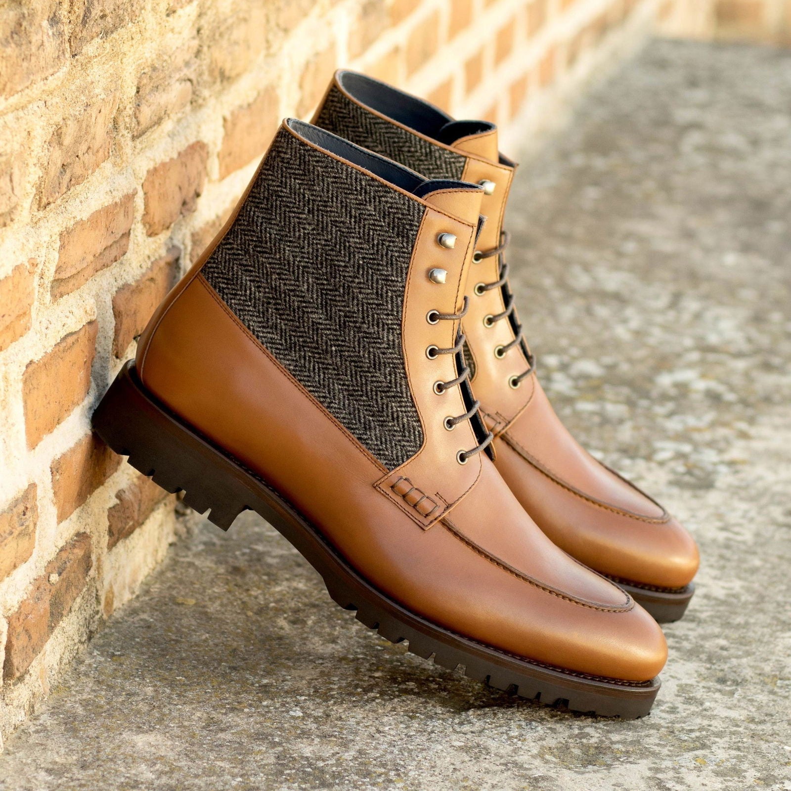 Moc-Toe Boots BROWNFIELD - Milanese Leather