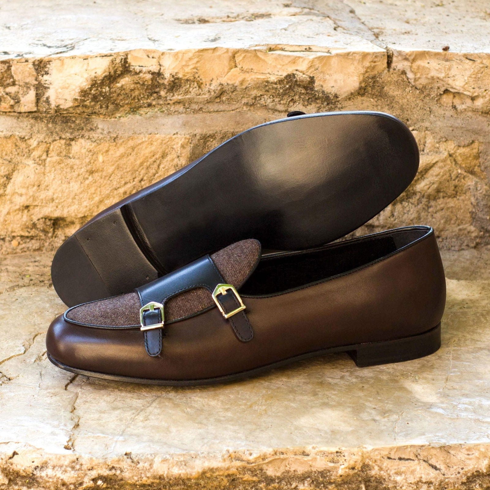 Monk Slippers ANCART - Milanese Leather