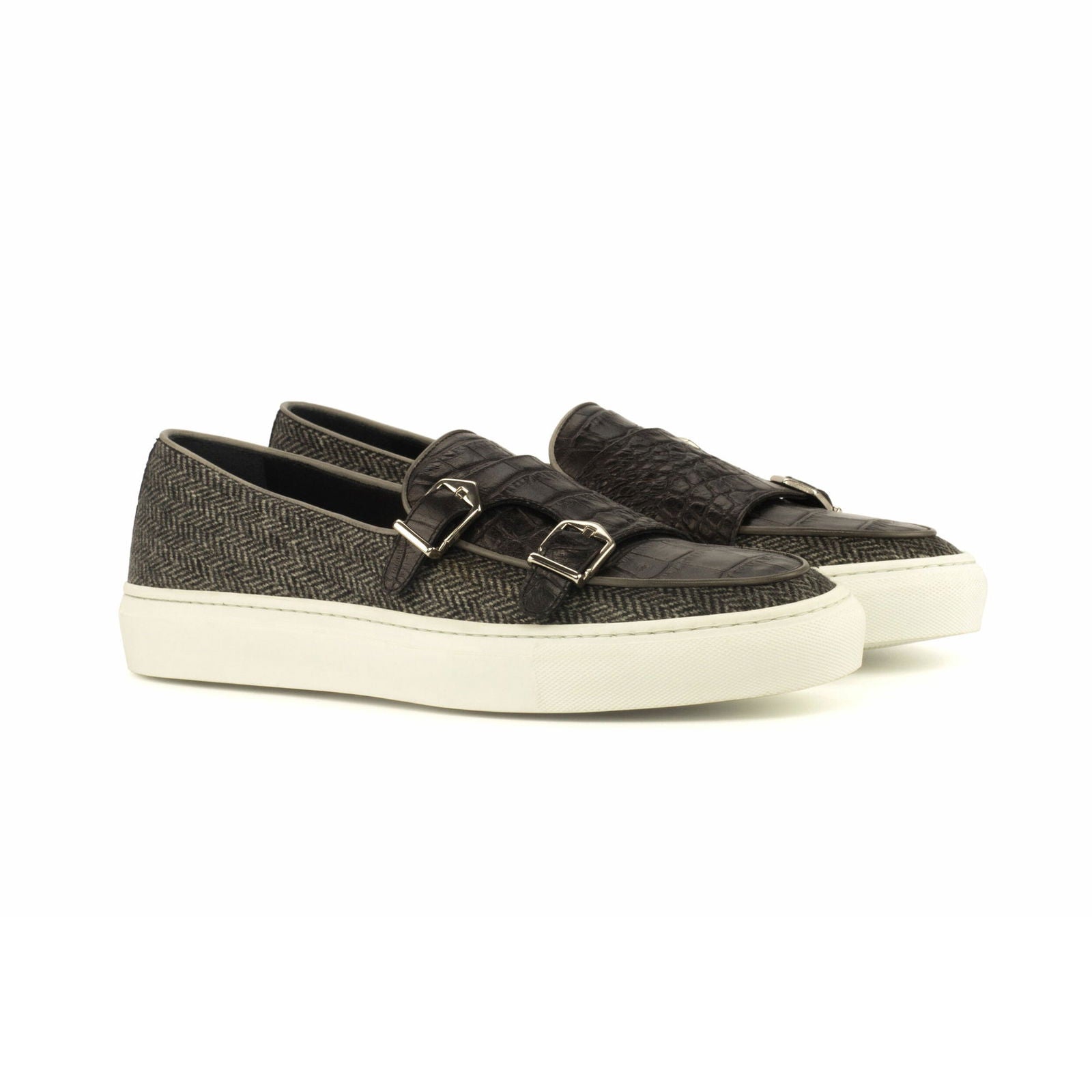 Monk Sneakers AQUINO - Milanese Leather