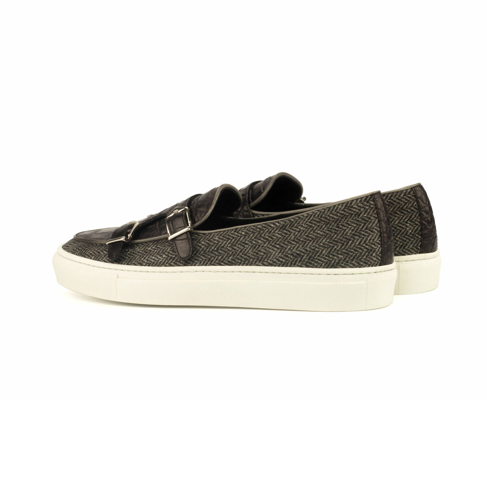 Monk Sneakers AQUINO - Milanese Leather