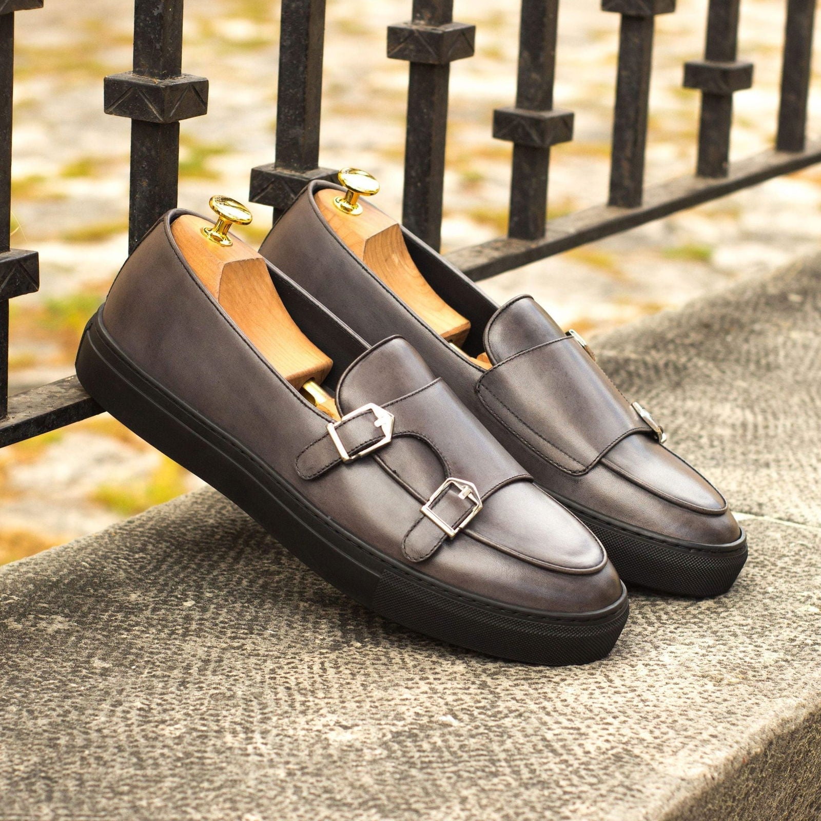 Monk Sneakers BORREMANS - Milanese Leather