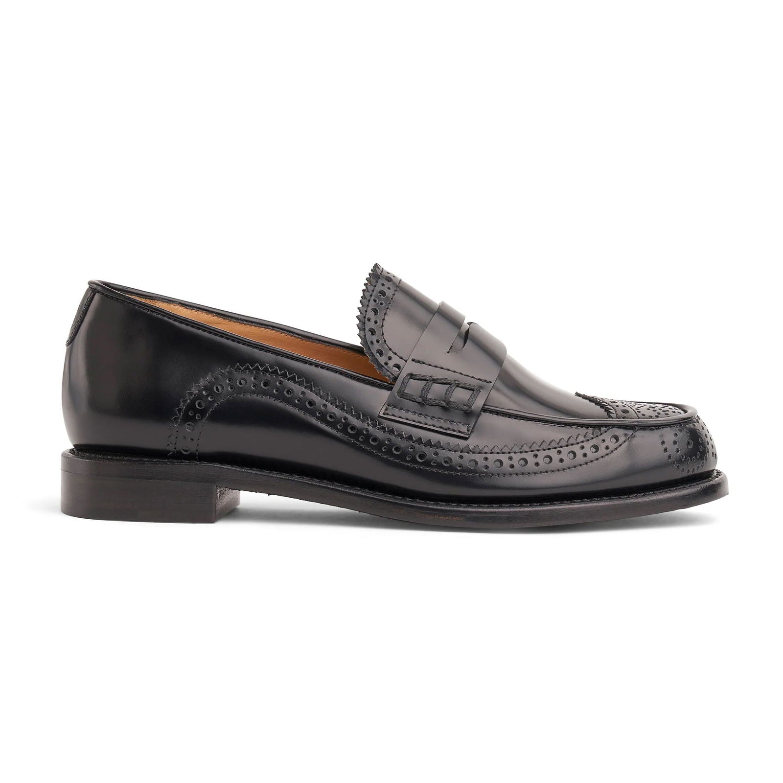 Ms. Charlotte Loafer Black - Milanese Leather