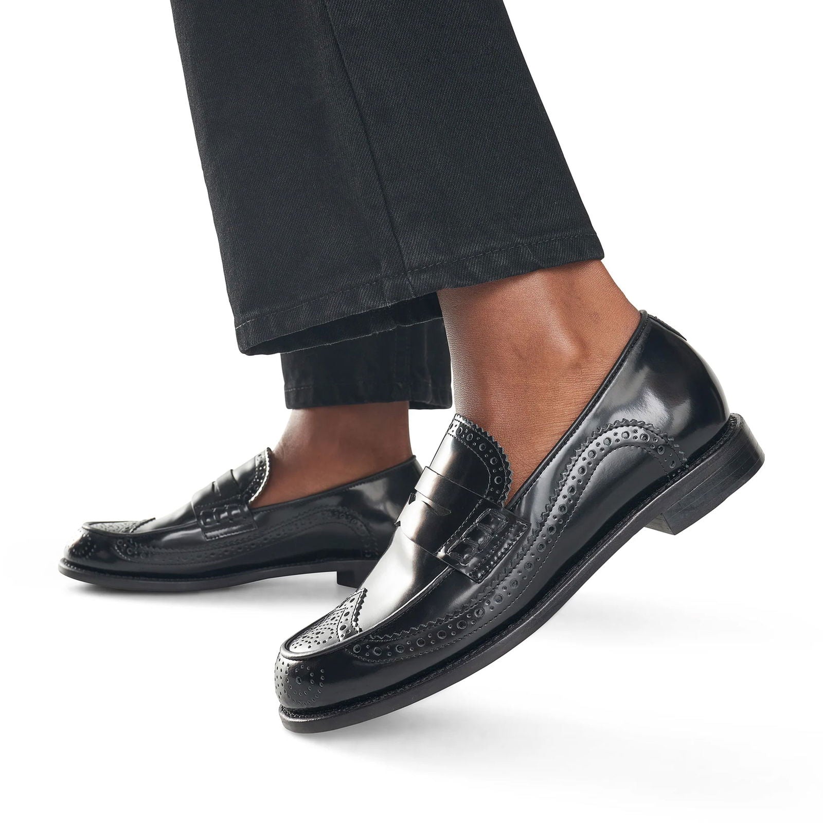 Ms. Charlotte Loafer Black - Milanese Leather