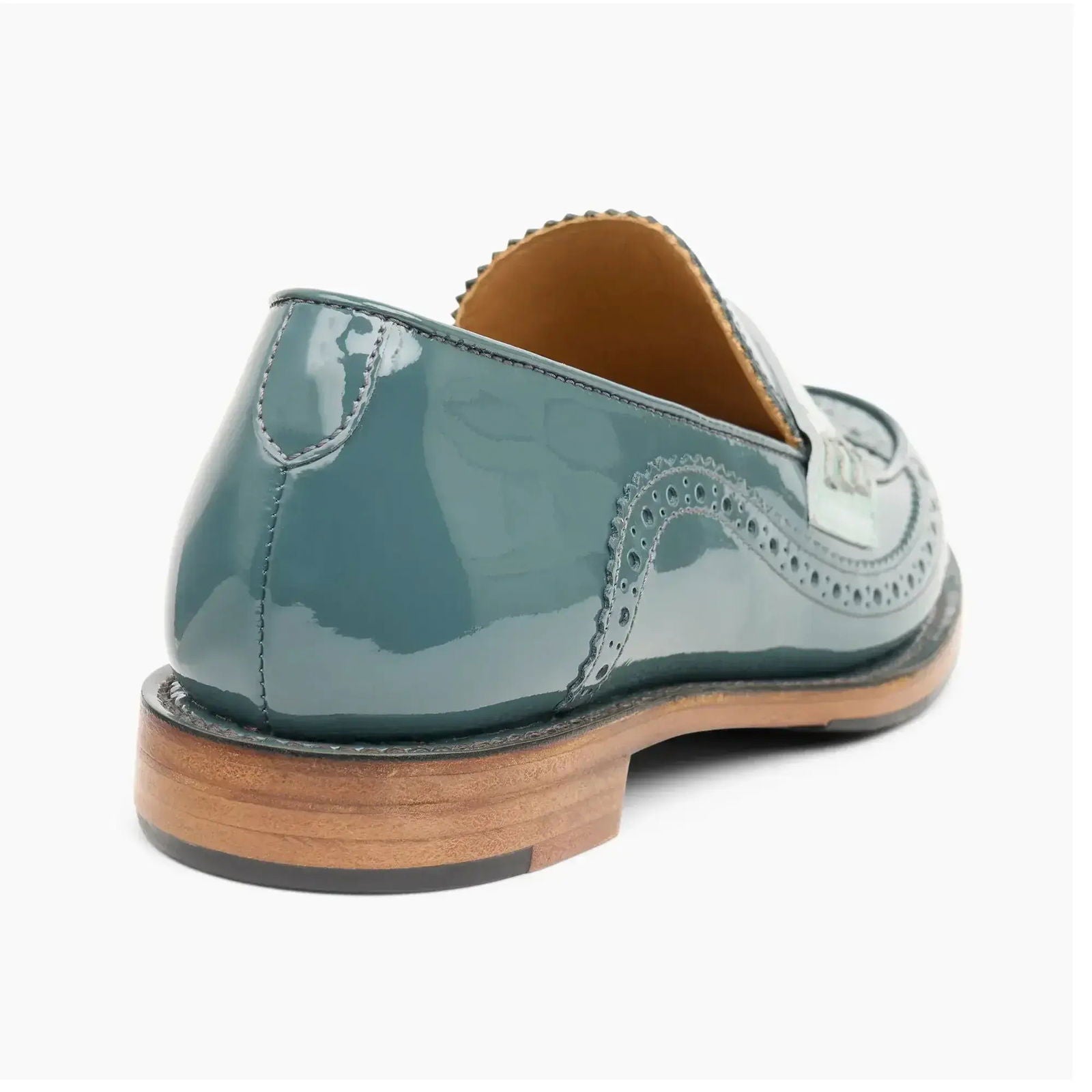 Ms. Charlotte Loafer Teal - Milanese Leather