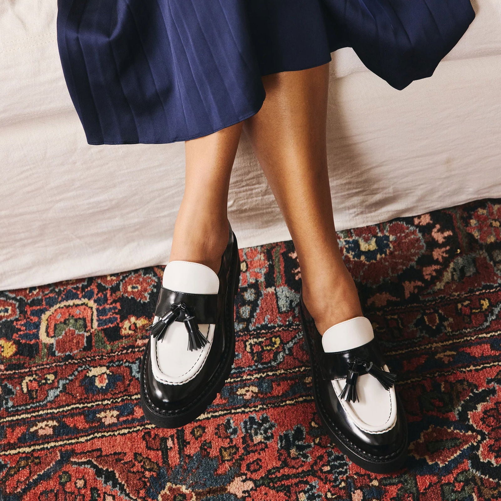 Ms. Kelly Loafer - Milanese Leather