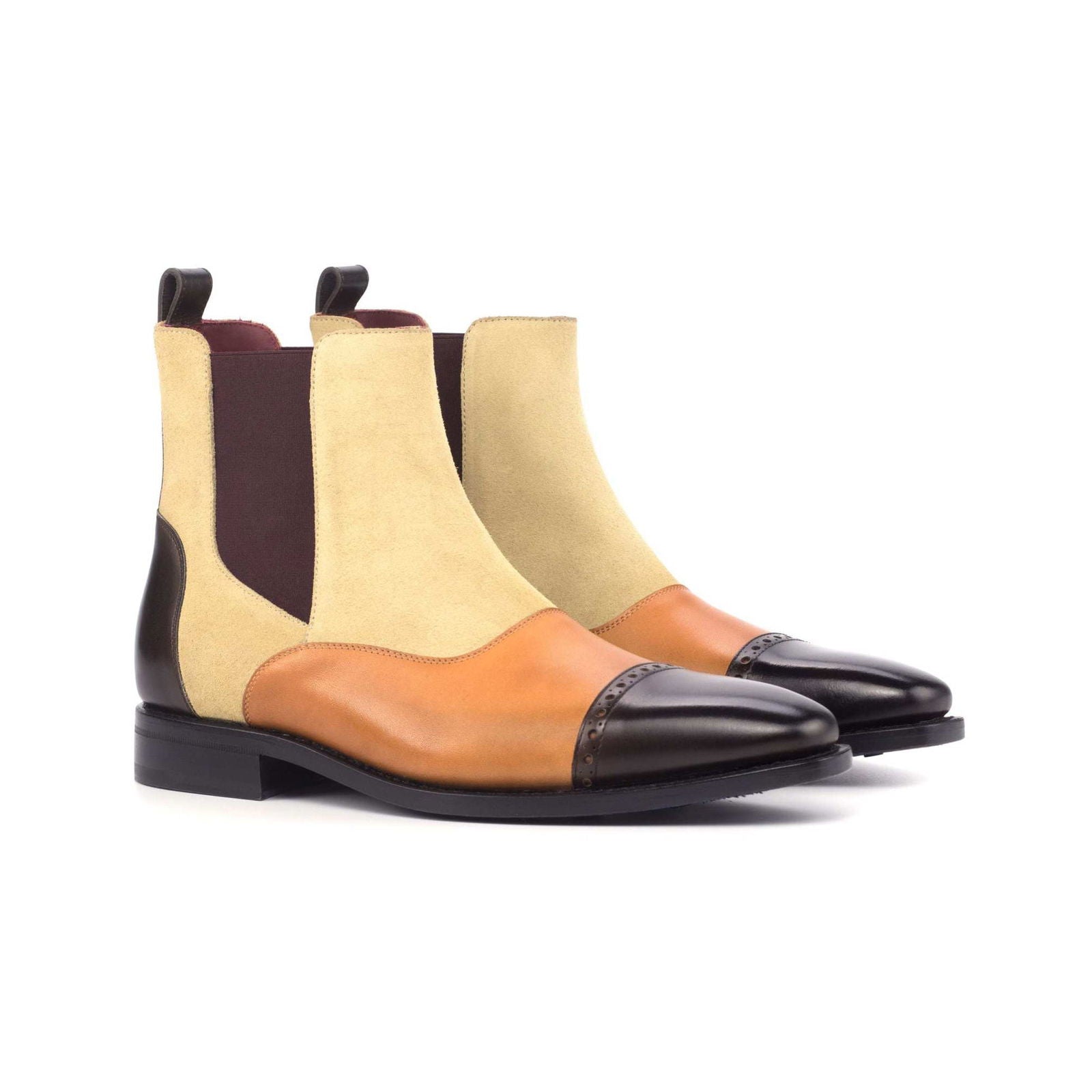 Multi-Panel Chelsea Boots DYLAN - Milanese Leather