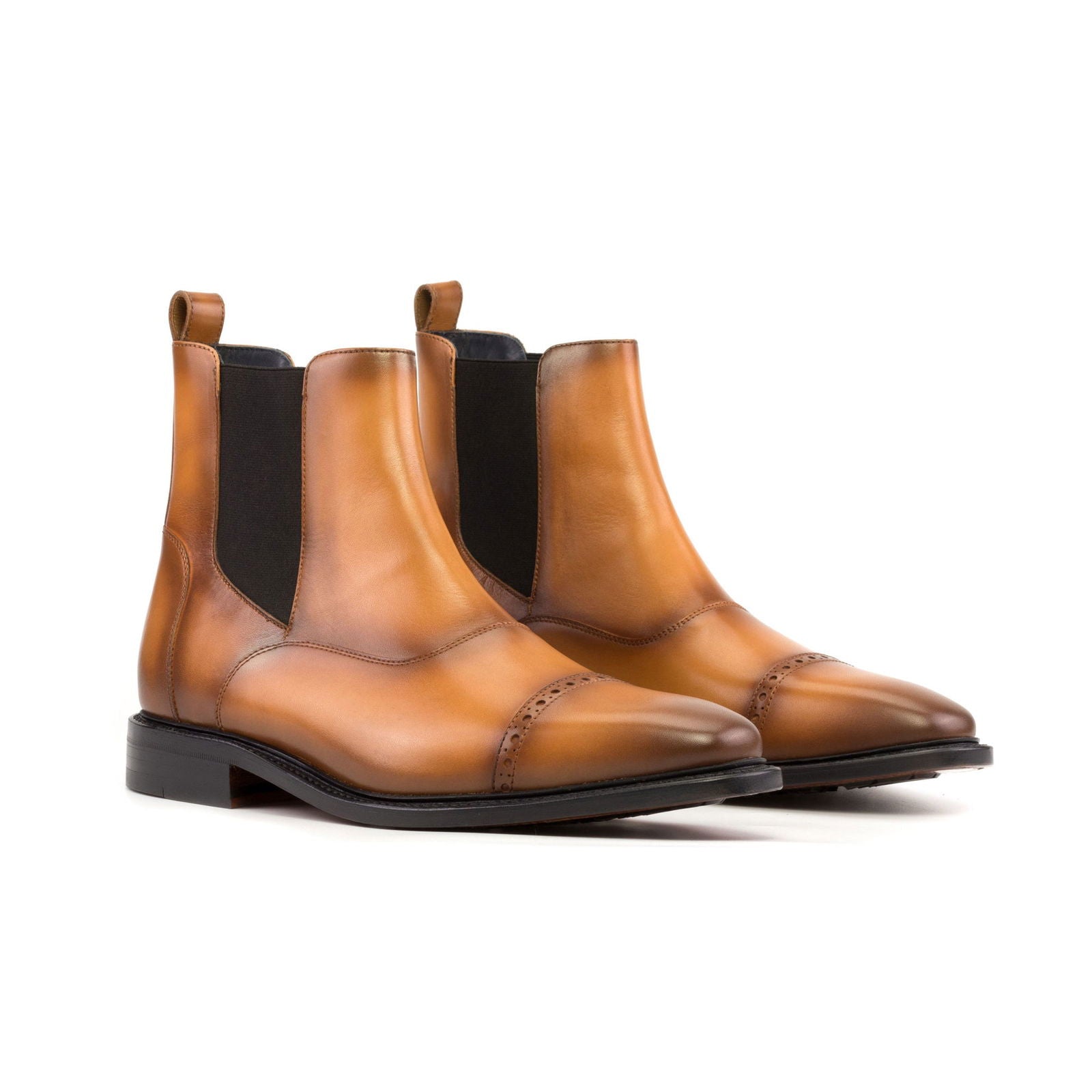 Multi-Panel Chelsea Boots MEGAHEY - Milanese Leather