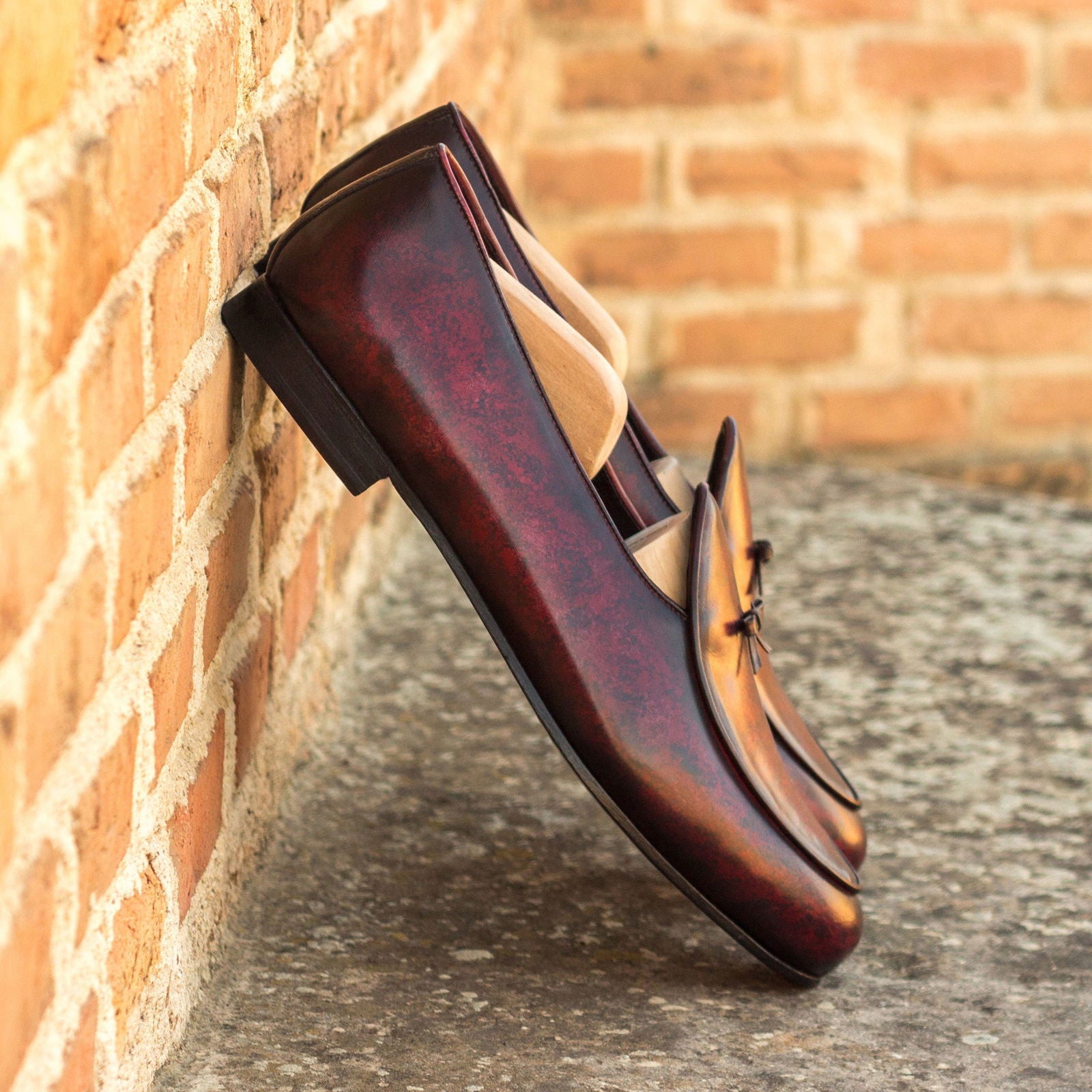 Patina Belgian Slippers MAXI - Milanese Leather