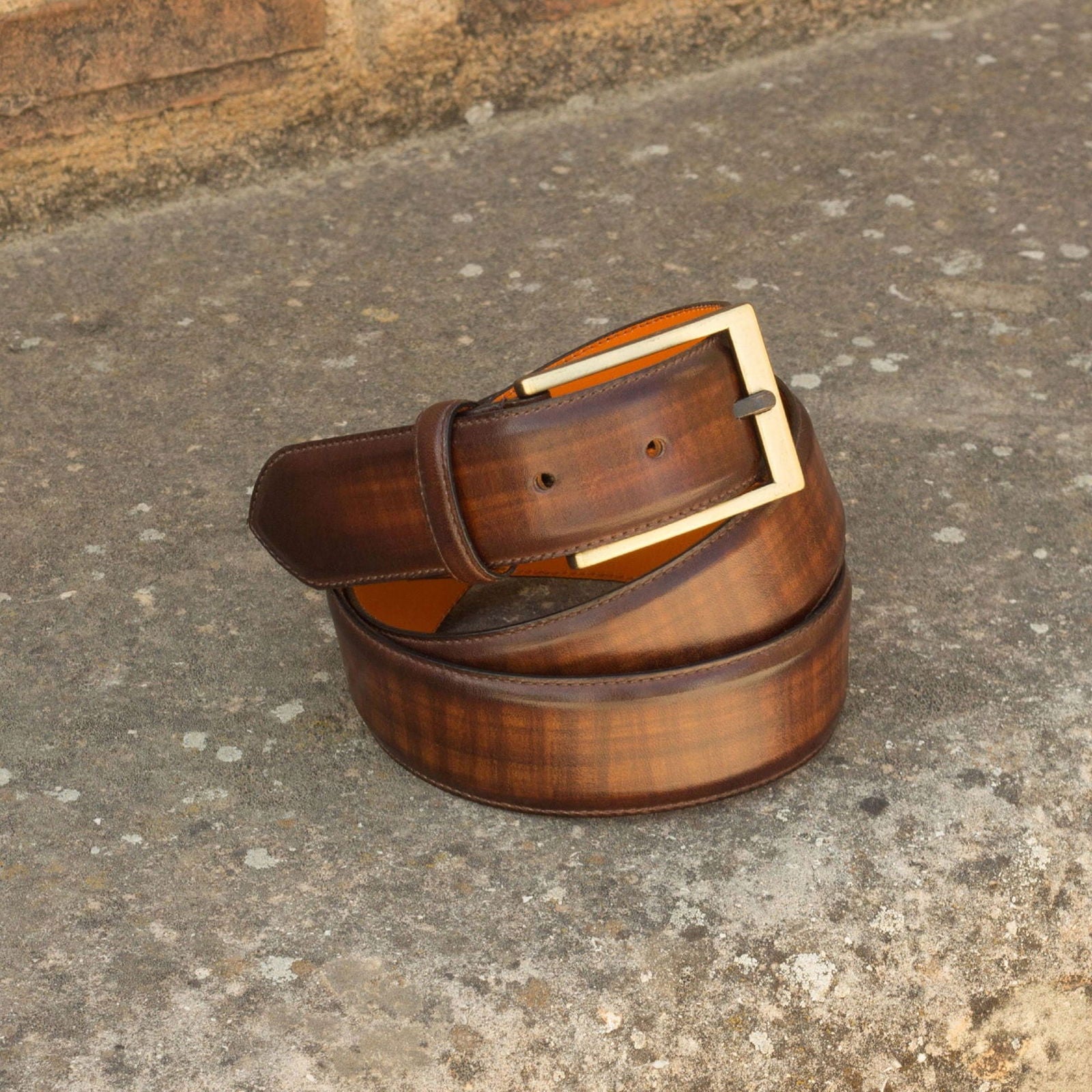 Patina Belt SPEONK - Milanese Leather