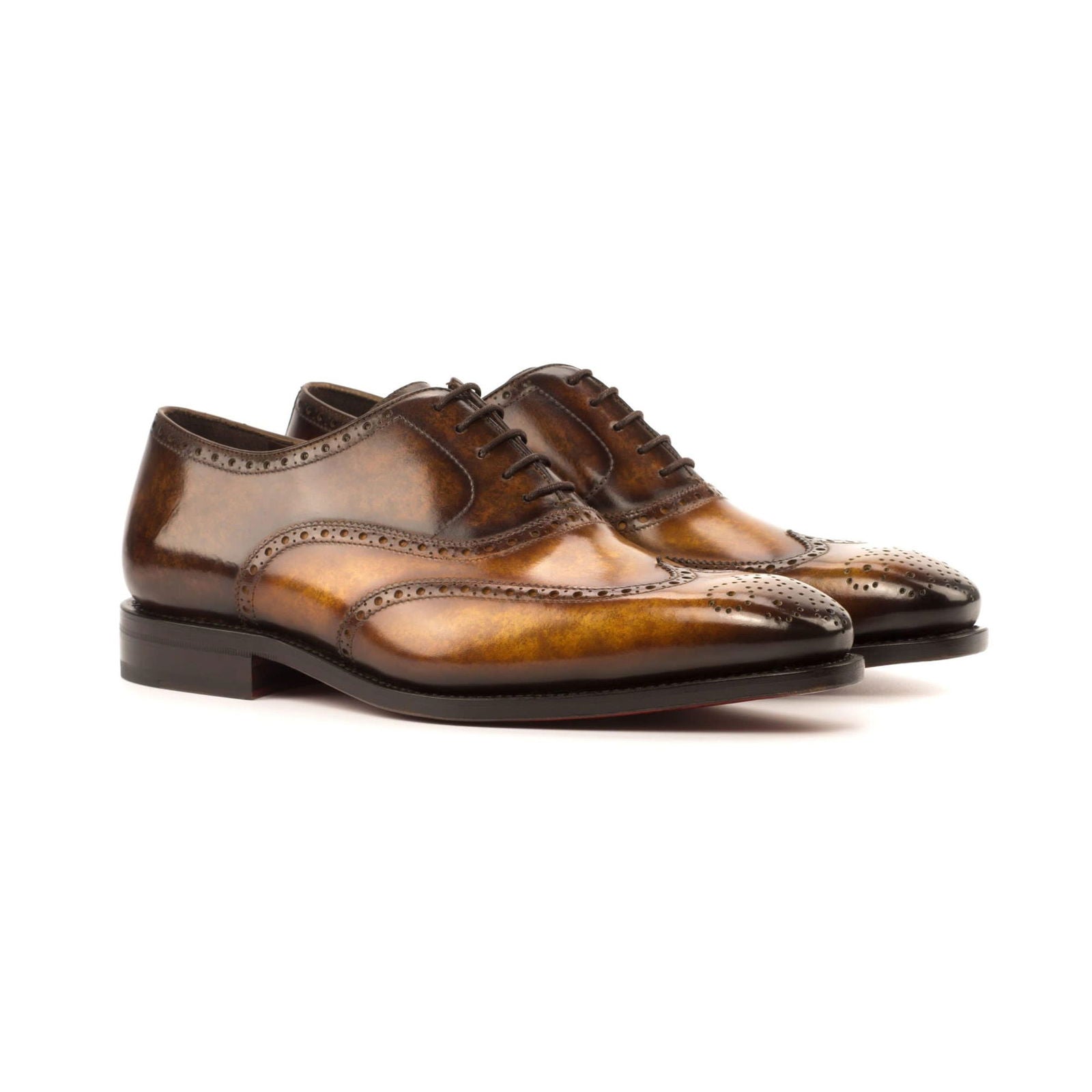 Patina Brogue Shoes ALFREDO - Milanese Leather