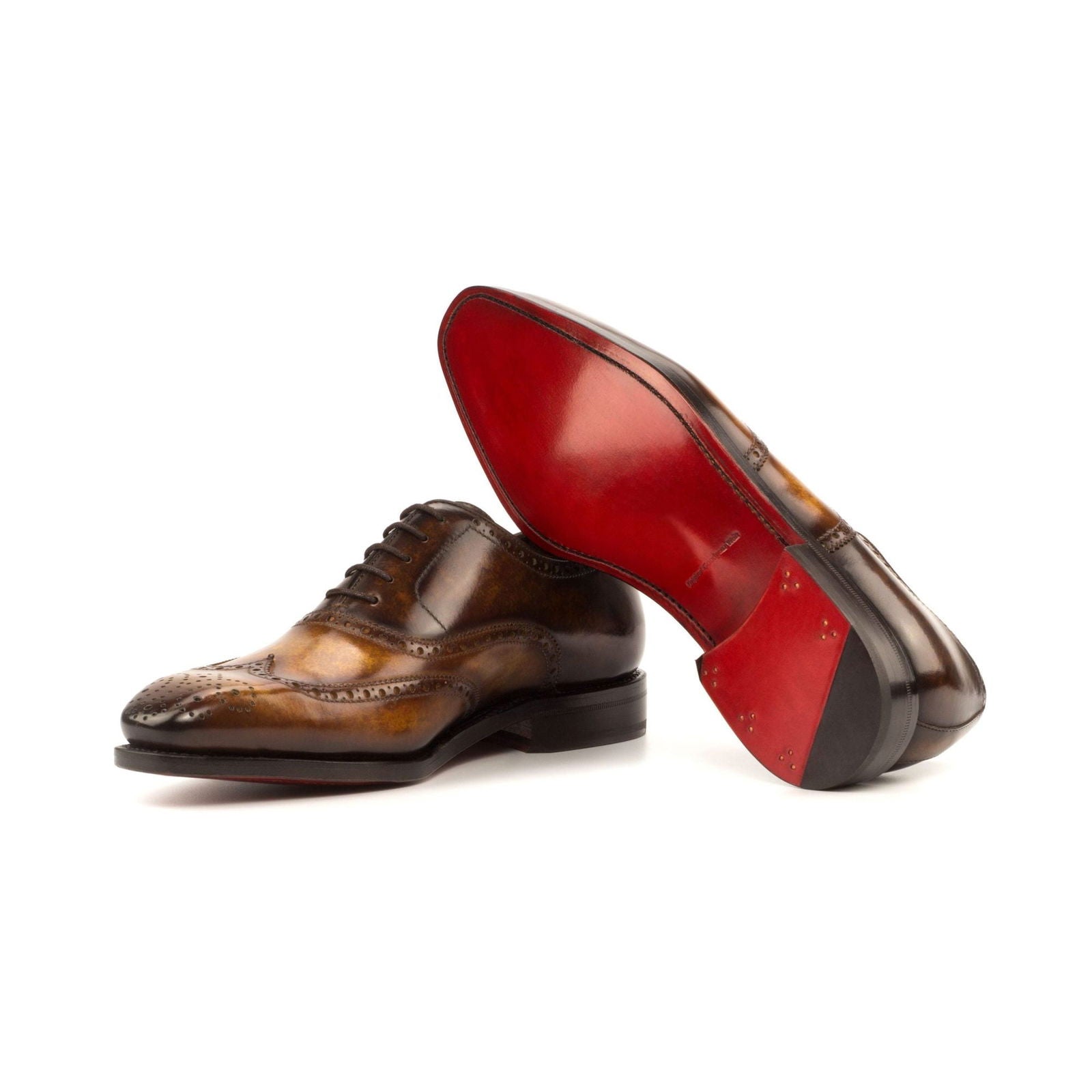 Patina Brogue Shoes ALFREDO - Milanese Leather