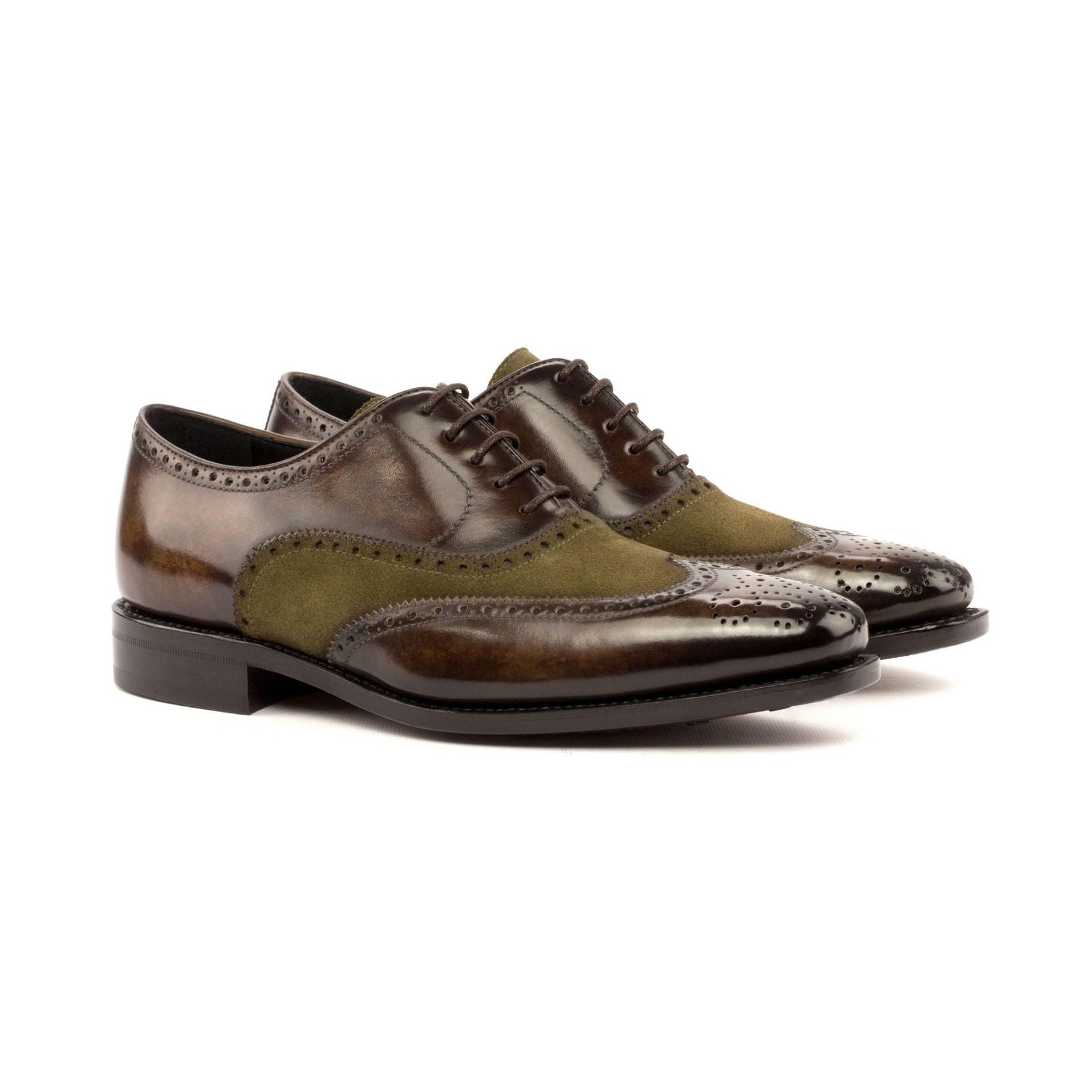 Patina Brogue Shoes ALPHONSO - Milanese Leather