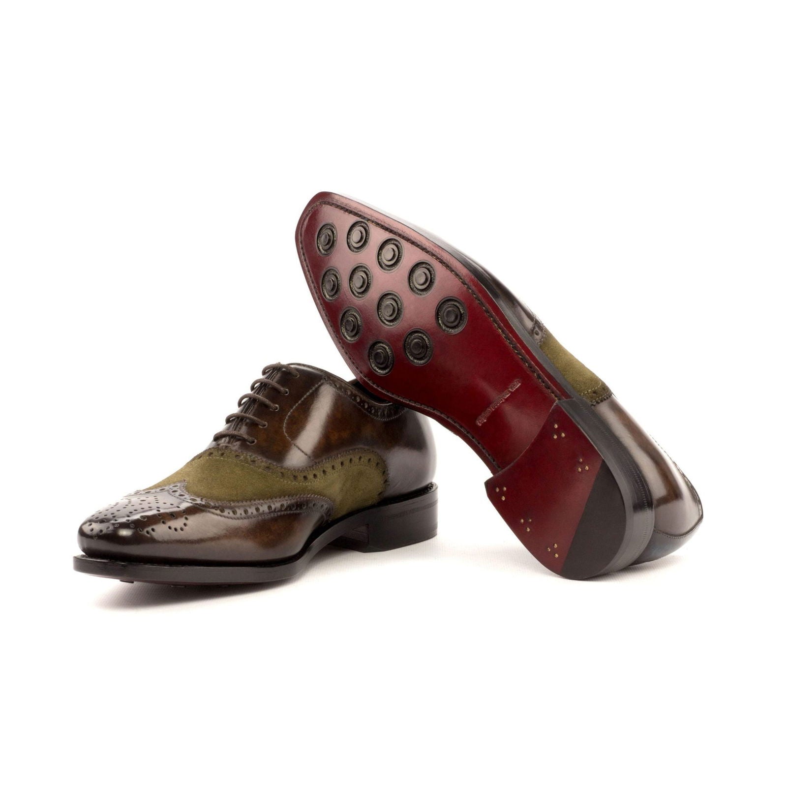 Patina Brogue Shoes ALPHONSO - Milanese Leather