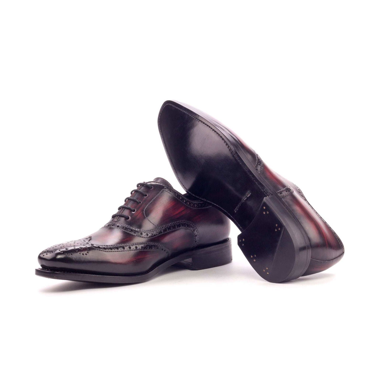 Patina Brogue Shoes ASTORO - Milanese Leather