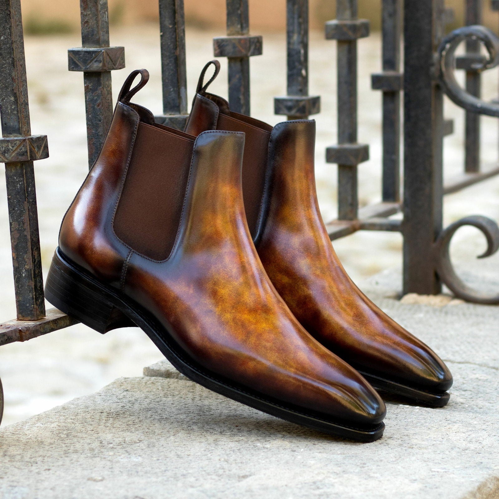 Patina Chelsea Boots AURELIO - Milanese Leather