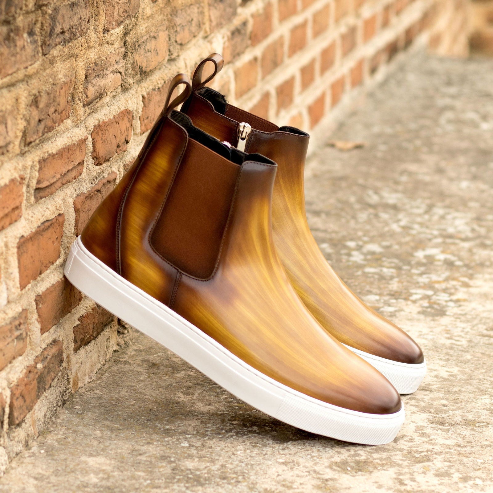 Patina Chelsea Sneaker Boots KARL - Milanese Leather