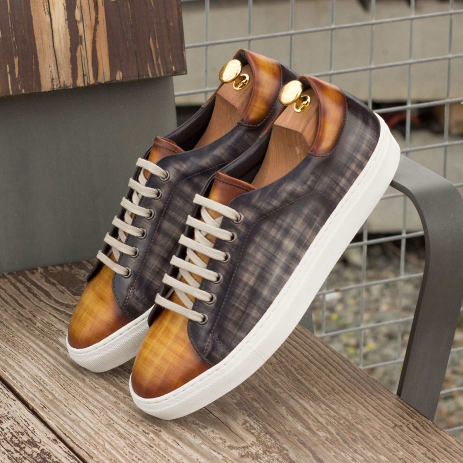 Patina Classic Trainers ALLEGRI - Milanese Leather