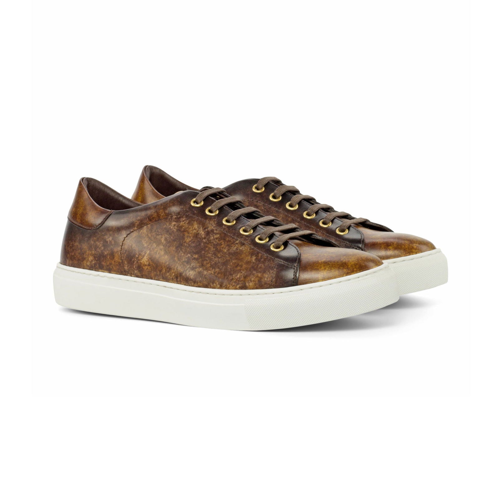 Patina Classic Trainers BRONZA - Milanese Leather