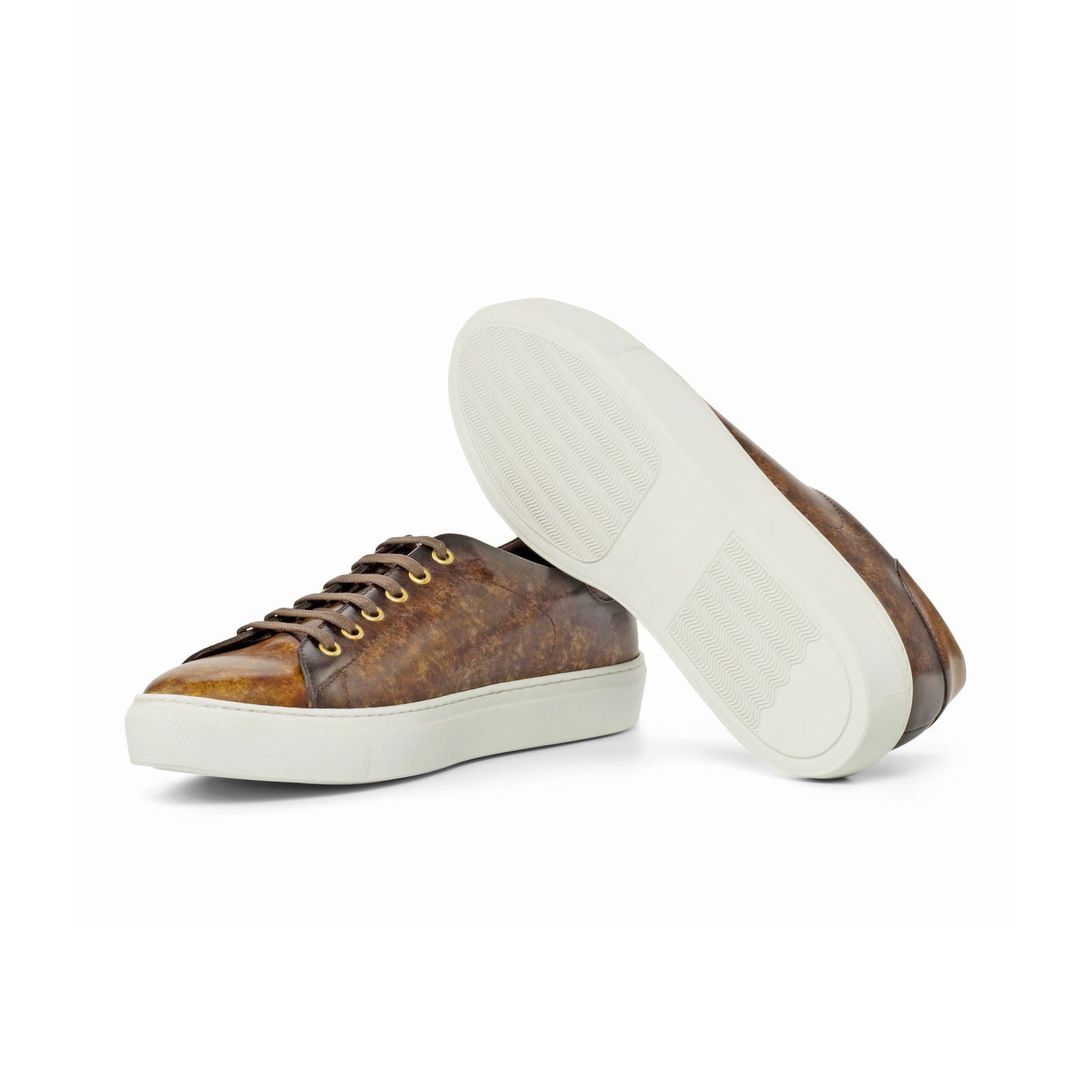 Patina Classic Trainers BRONZA - Milanese Leather