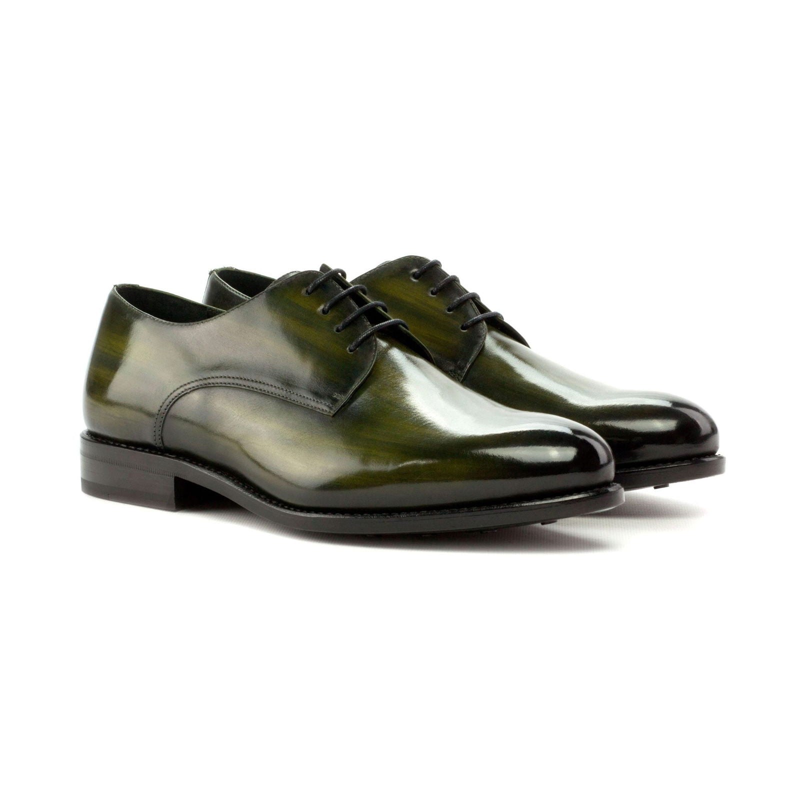 Patina Derby Shoes BUSH - Milanese Leather