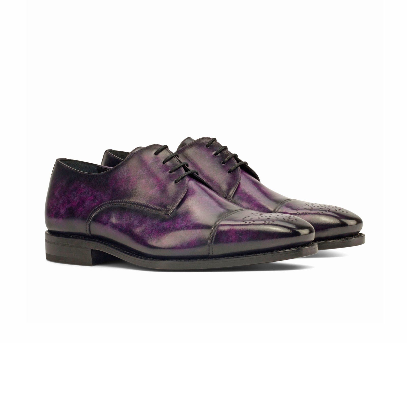 Patina Derby Shoes LYNDON - Milanese Leather