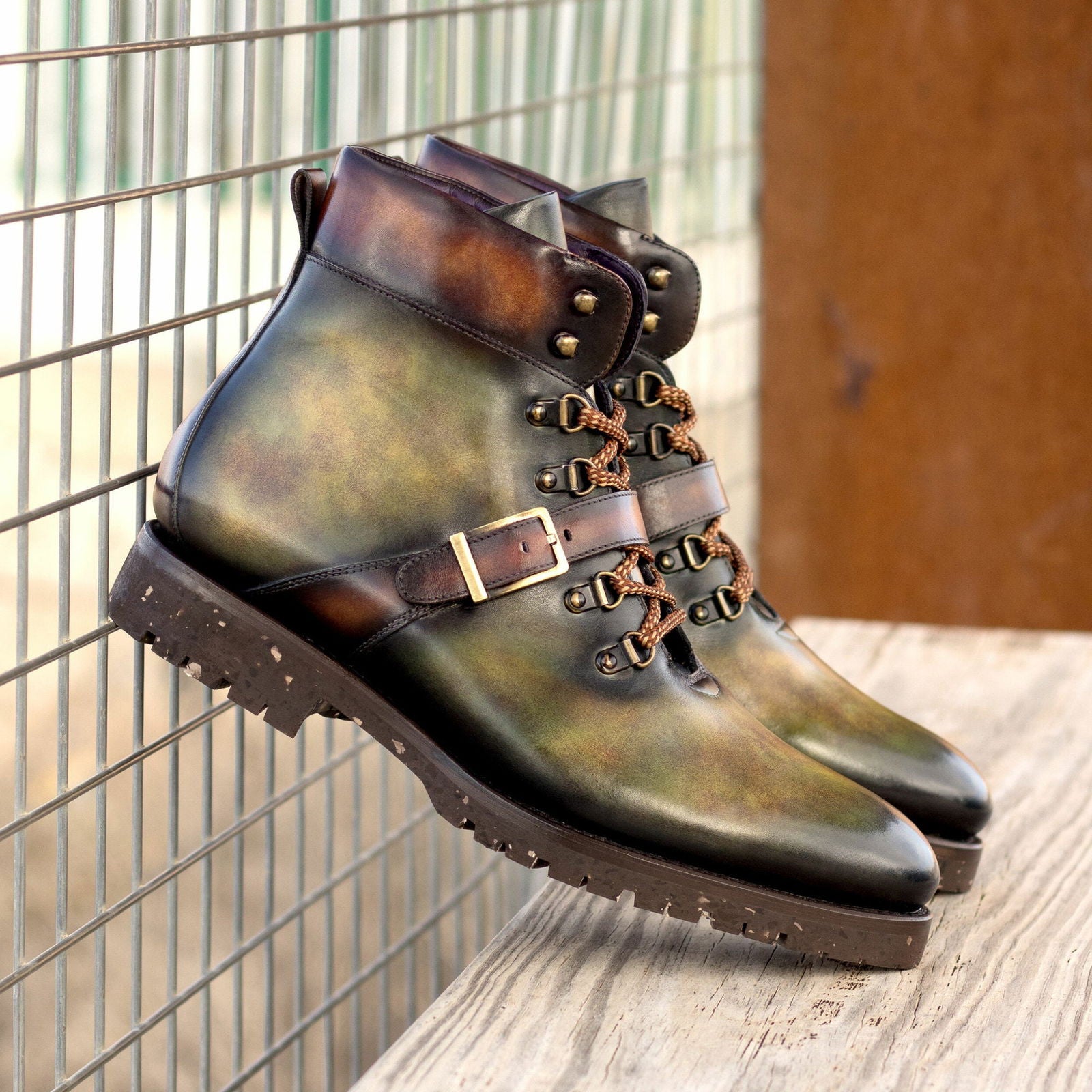 Patina Hiking Boots NEVIS - Milanese Leather