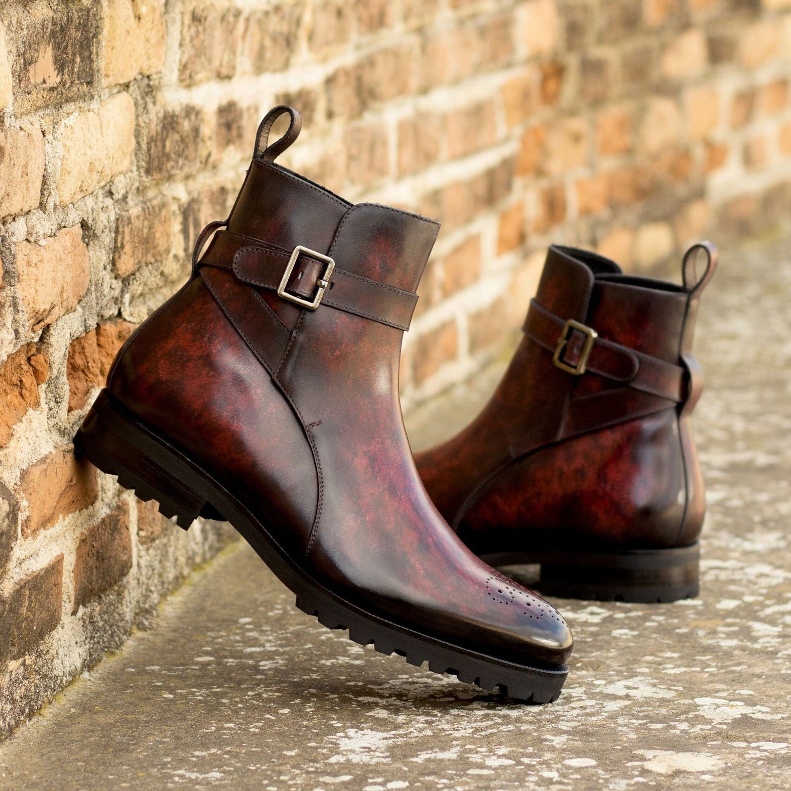 Patina Jodhpur Boots MATETA - Milanese Leather