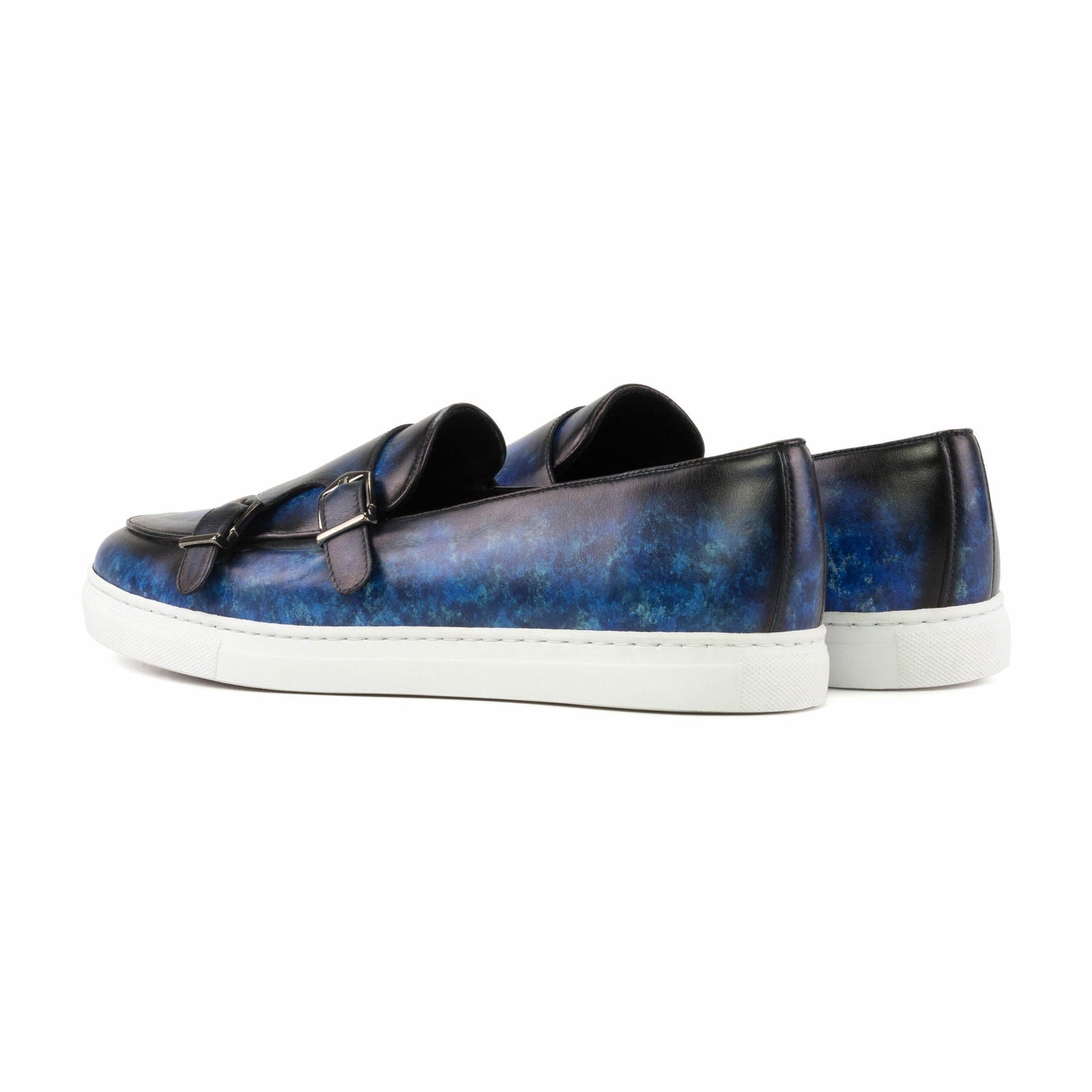 Patina Monk Sneakers BENJI - Milanese Leather