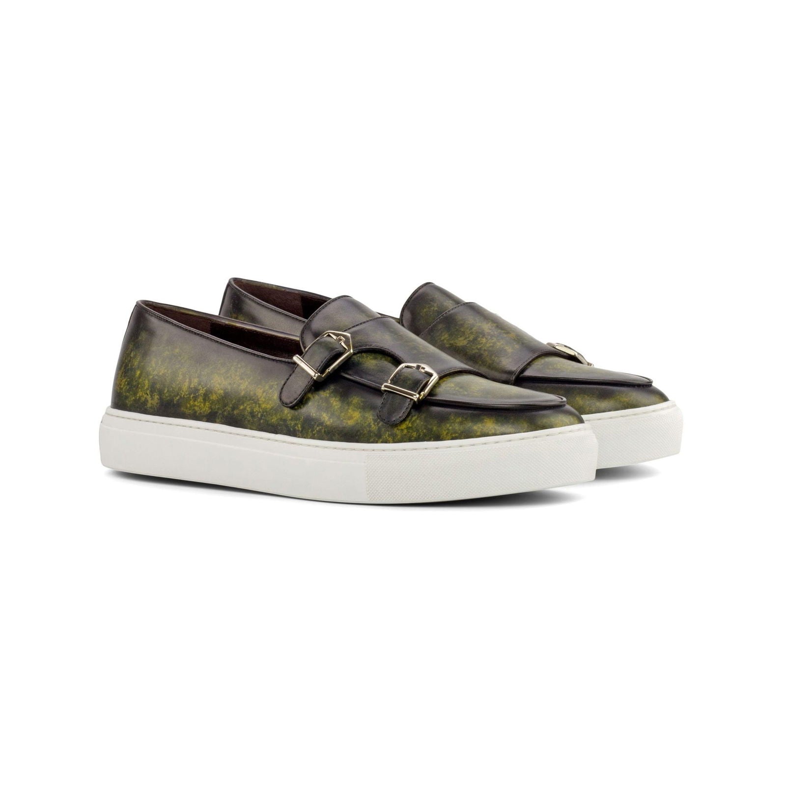 Patina Monk Sneakers MILO - Milanese Leather