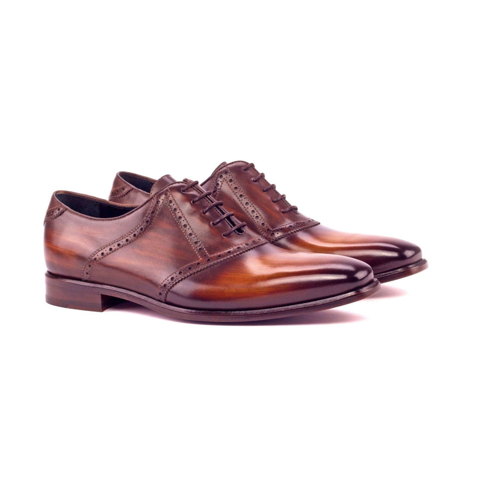 Patina Saddle Shoes MANUELO - Milanese Leather