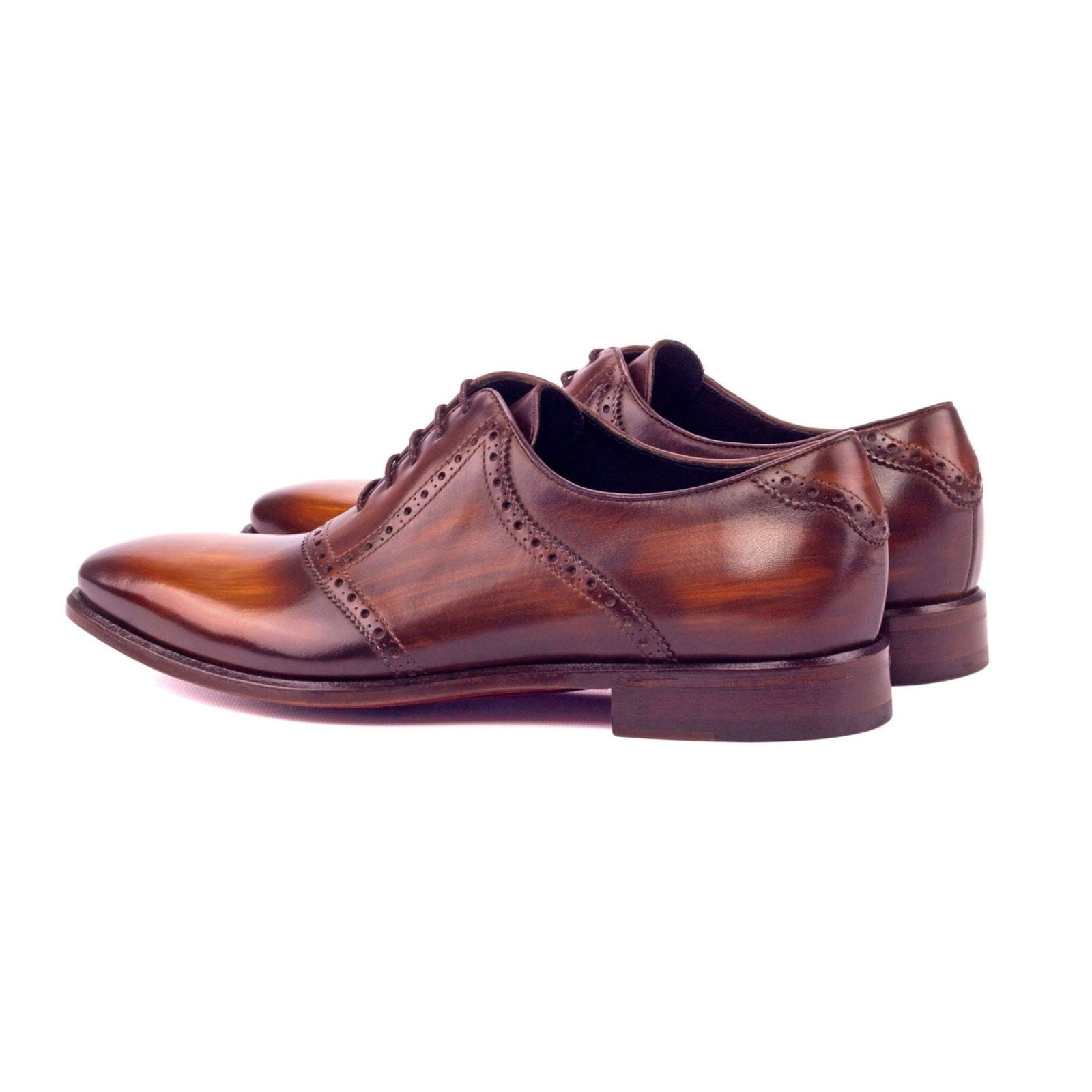 Patina Saddle Shoes MANUELO - Milanese Leather